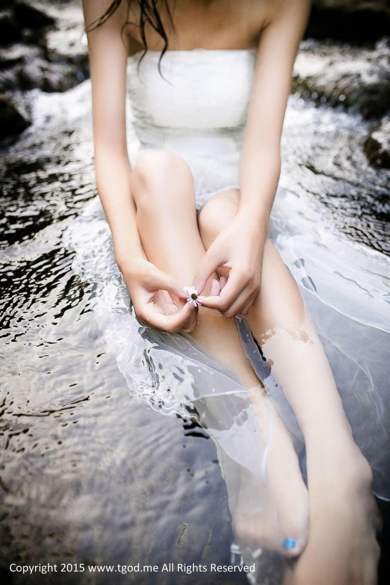 [推女神] 徐畅 幽谷中的美人鱼高清手机美女壁纸11P