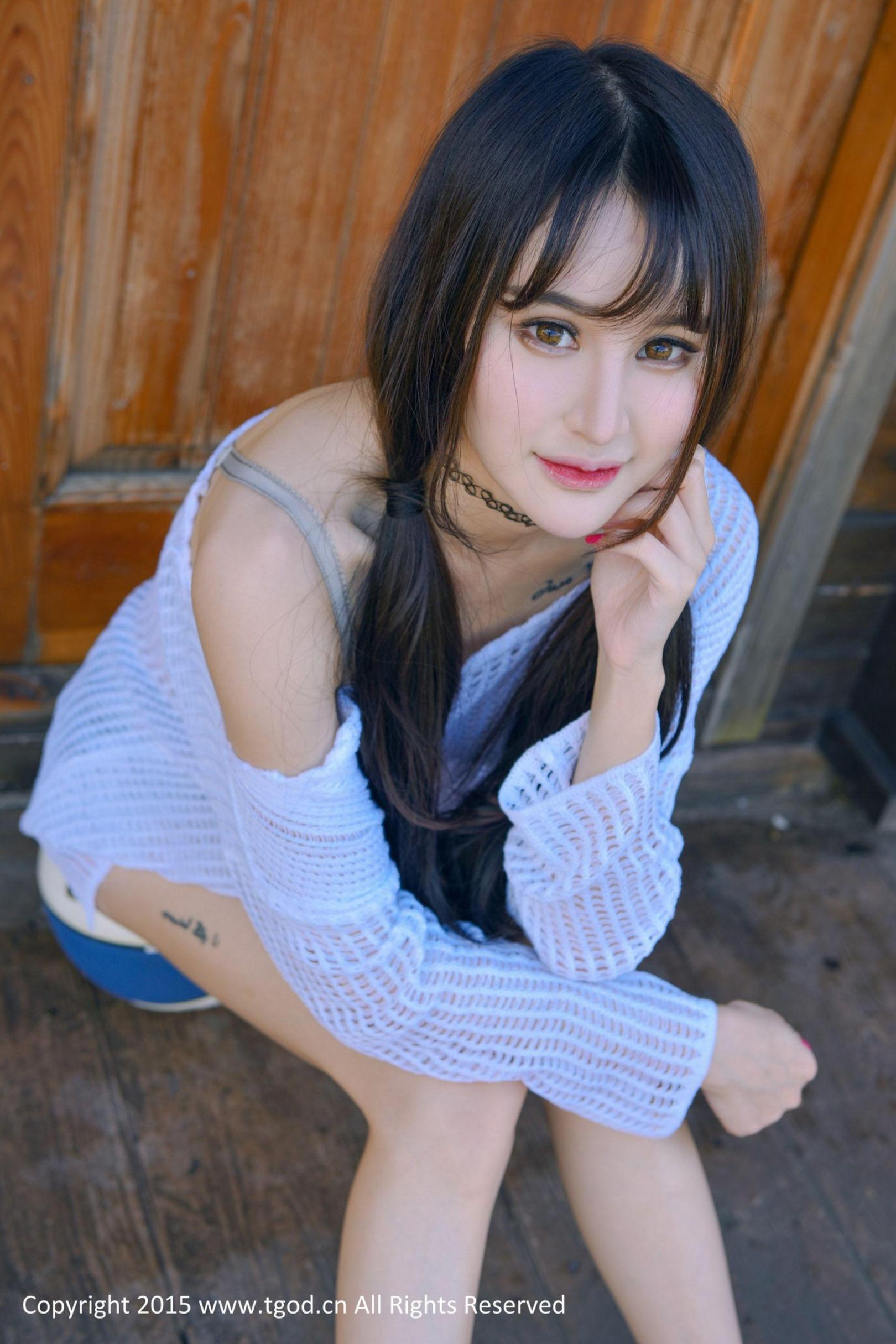 [推女神] Cheryl青树 云曼旅拍高清手机美女壁纸13P