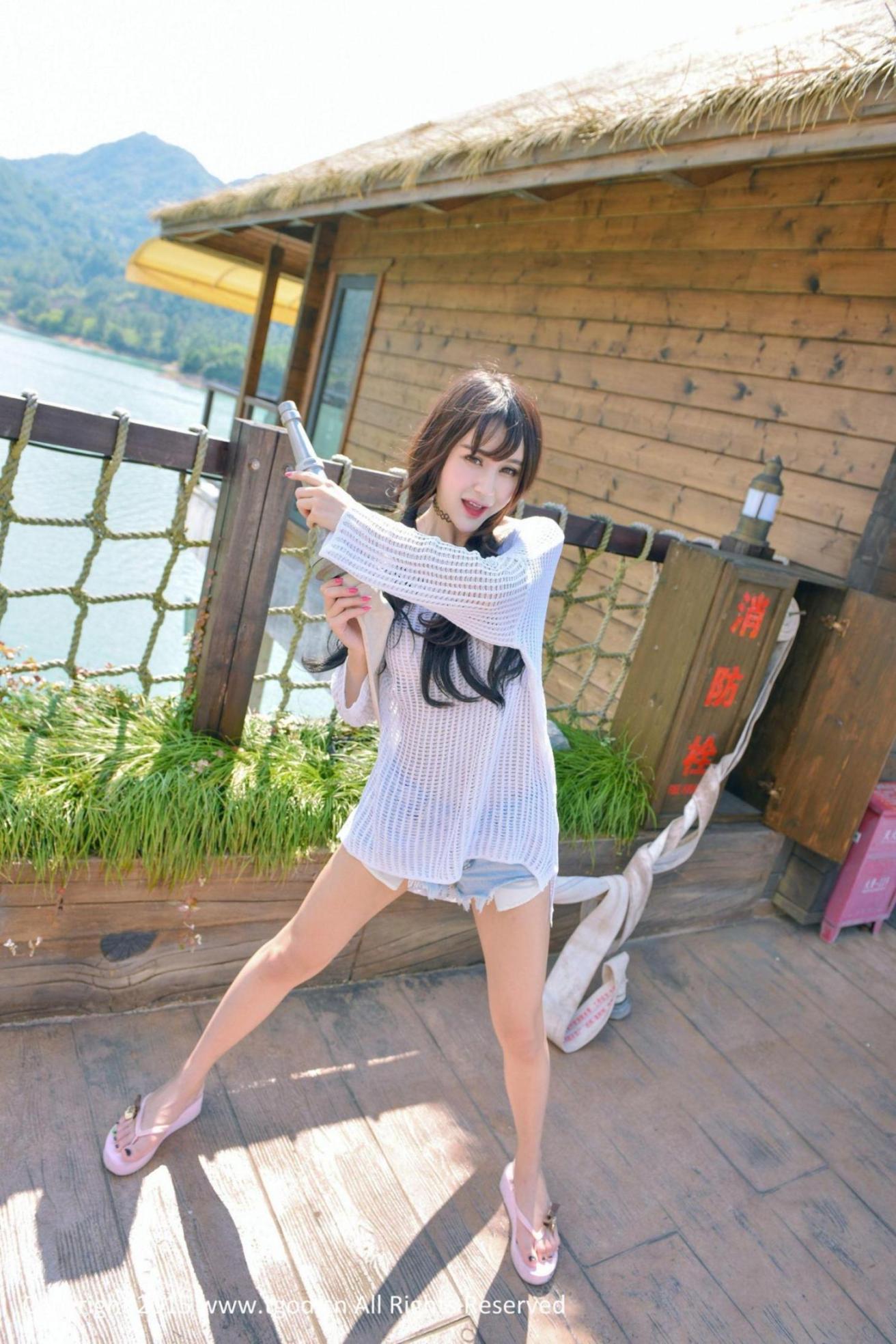 [推女神] Cheryl青树 云曼旅拍高清手机美女壁纸18P