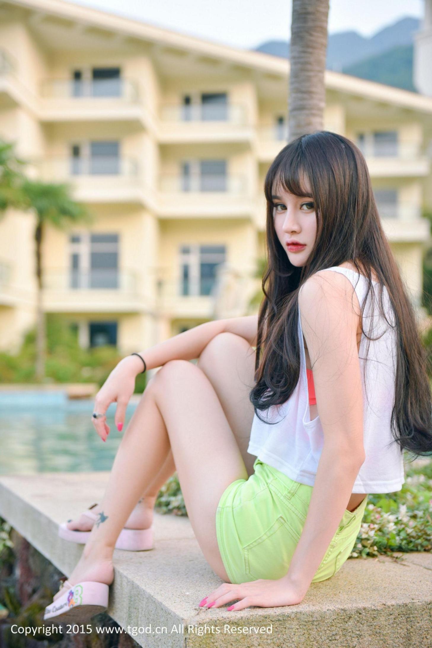 [推女神] Cheryl青树 云曼旅拍高清手机美女壁纸38P