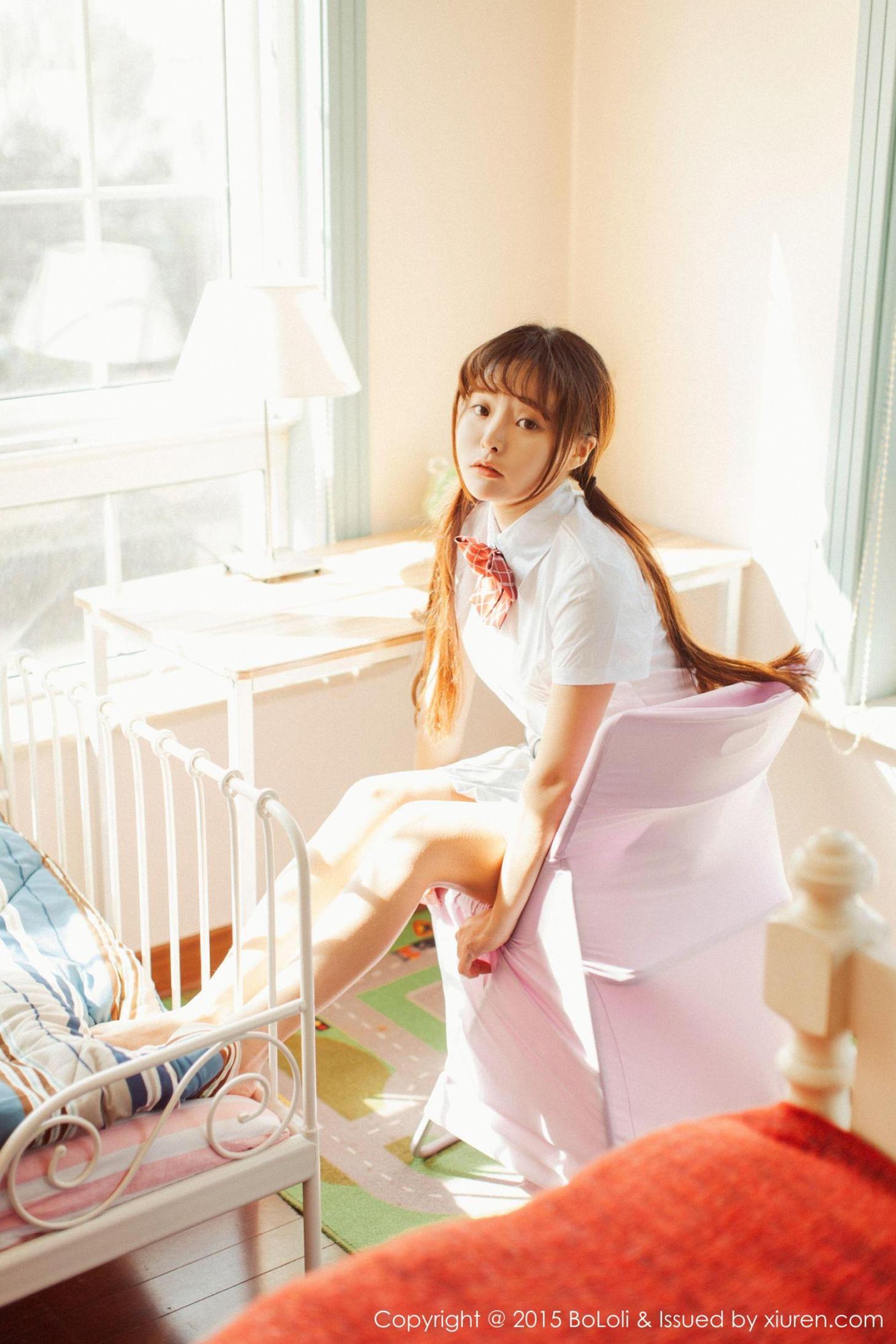 [波萝社] 柳侑绮 日系风味 高清手机美女壁纸