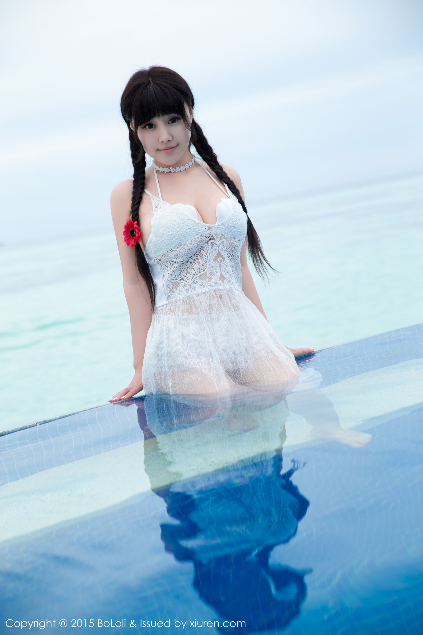 [波萝社] 朱可儿 马尔代夫旅拍 高清手机美女壁纸