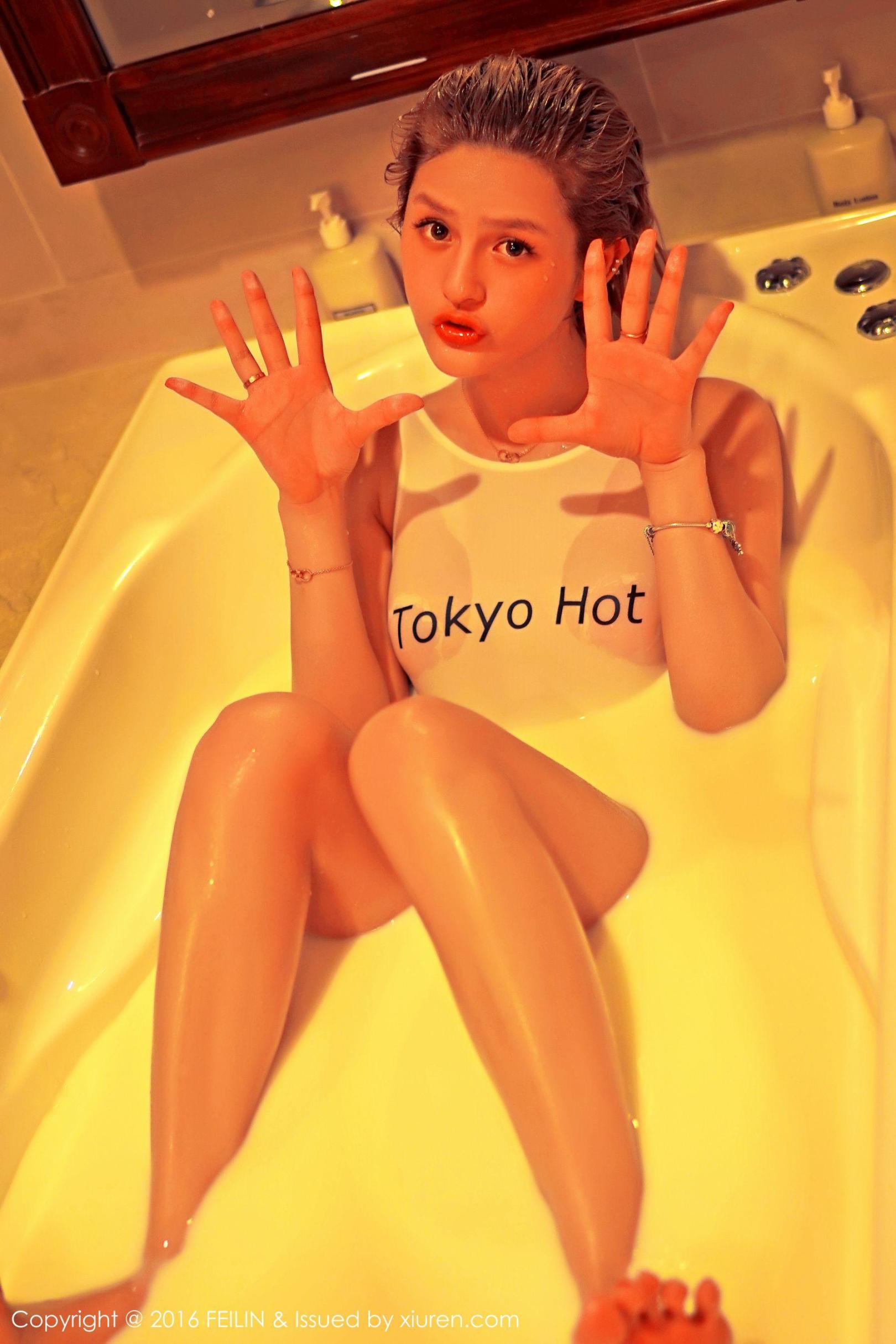 [嗲囡囡] 史雯 Tokyo Hot淋湿+蕾丝内衣 高清手机美女壁纸