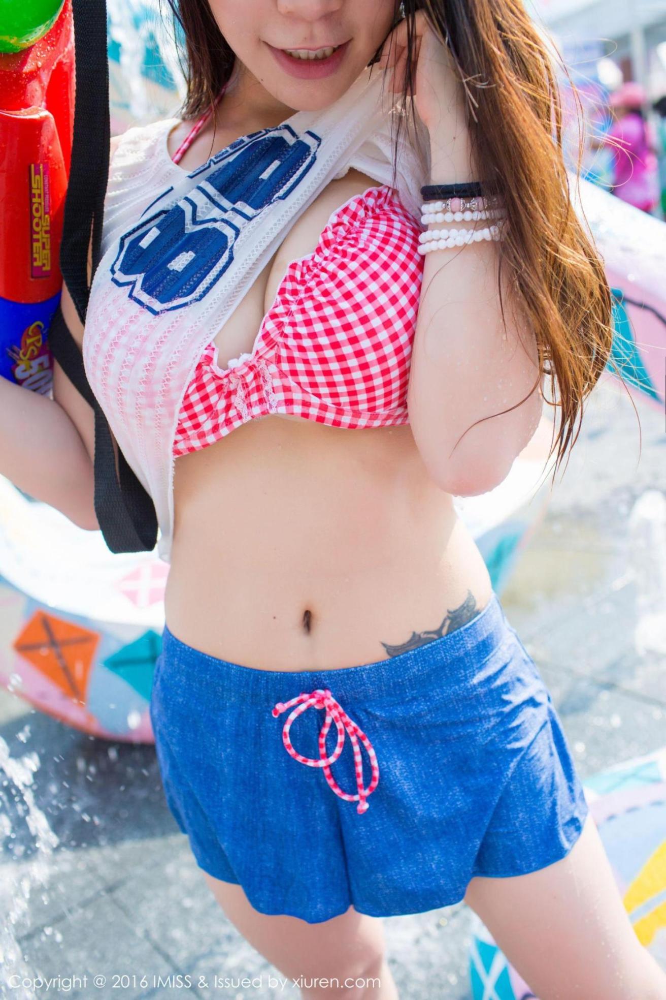 [推女神] 嘉宝贝儿 国外清新街拍高清手机美女壁纸28P