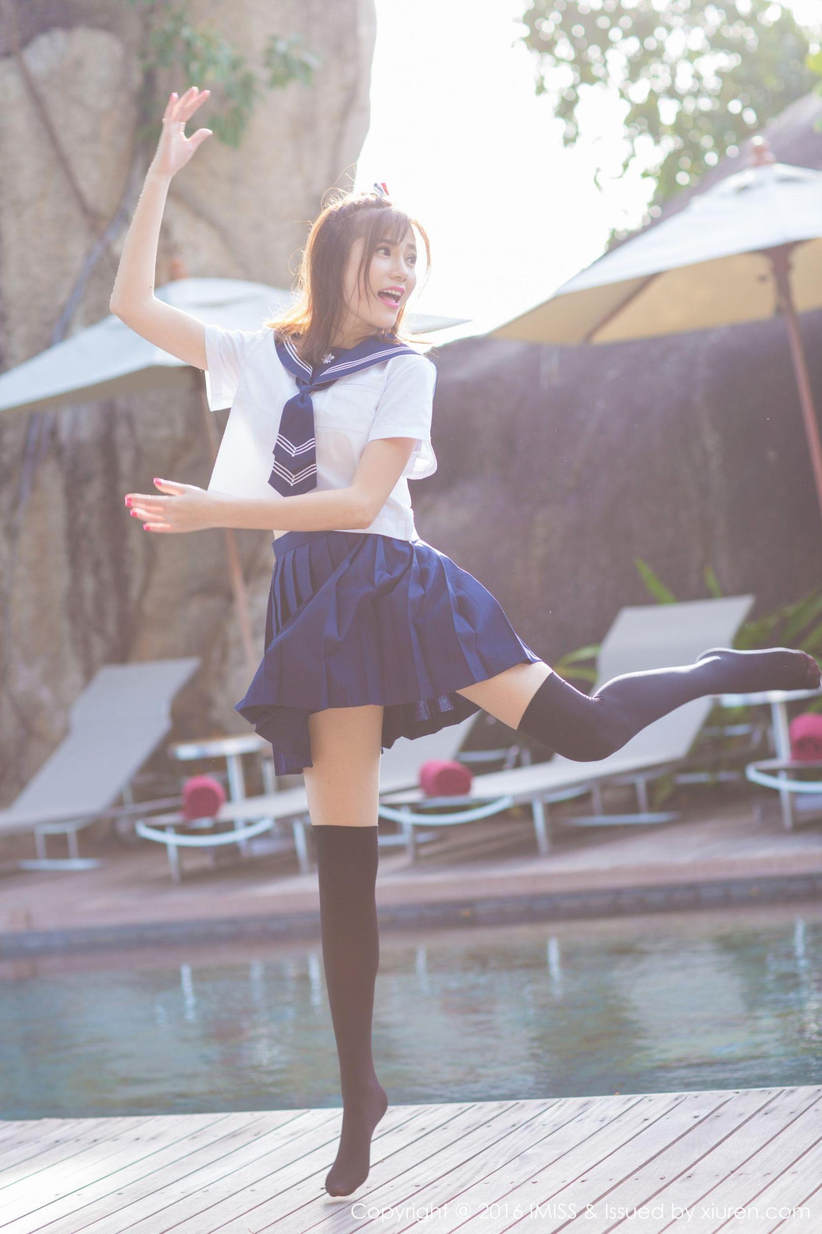 [爱蜜社] 陈天扬 清纯校服系列+性感比基尼 高清手机美女壁纸