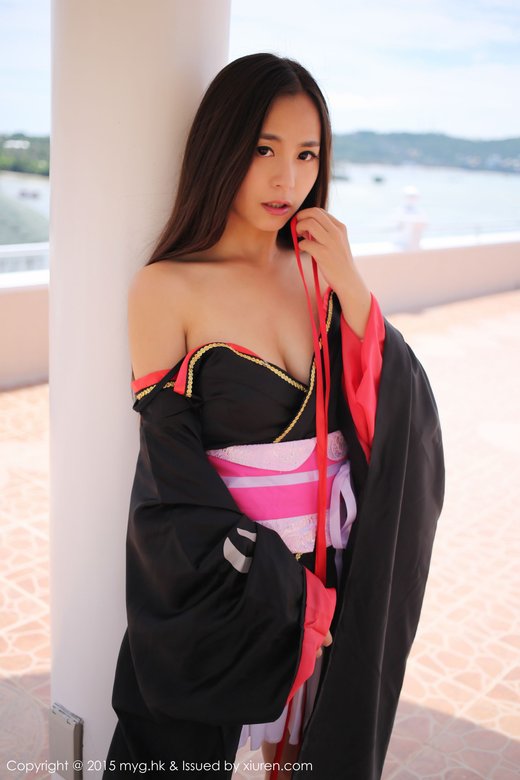 [模范学院] Moa小姐 日本和服主题 高清手机美女壁纸