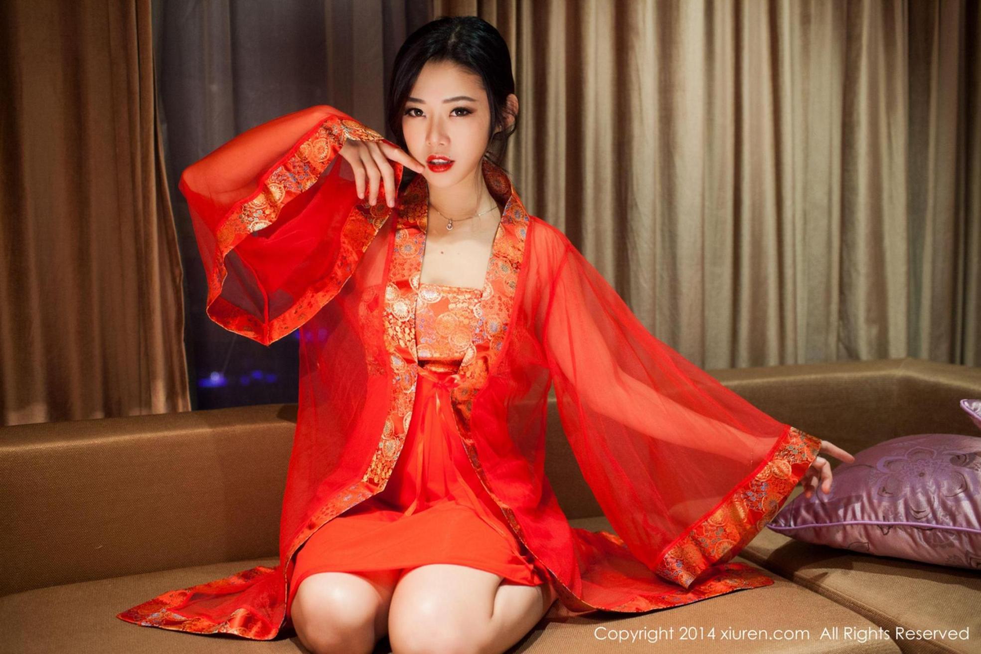 [推女神] luvian本能 新春主题 高清手机美女壁纸