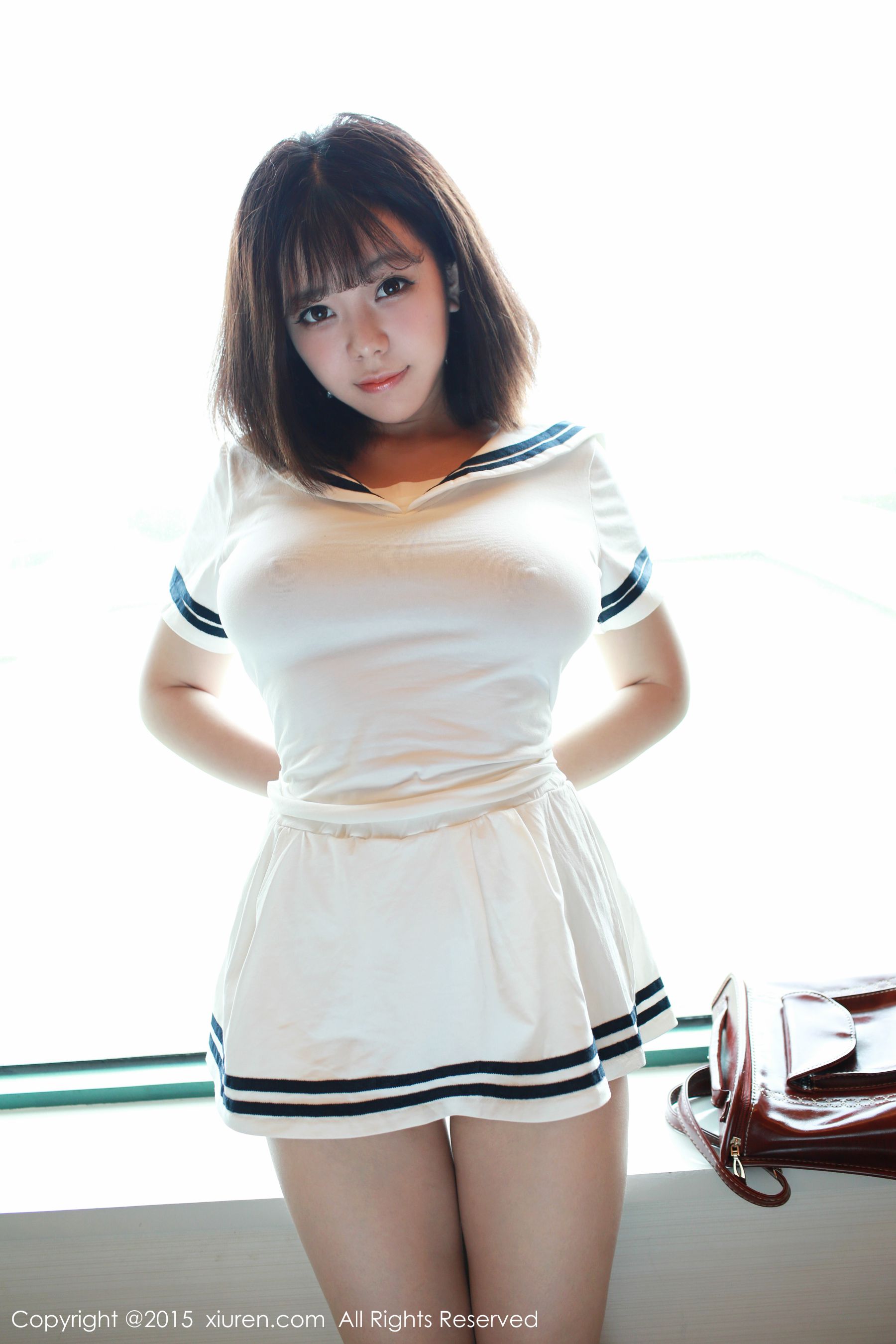 [推女神] 刘飞儿 运动装大胸少女 高清手机美女壁纸