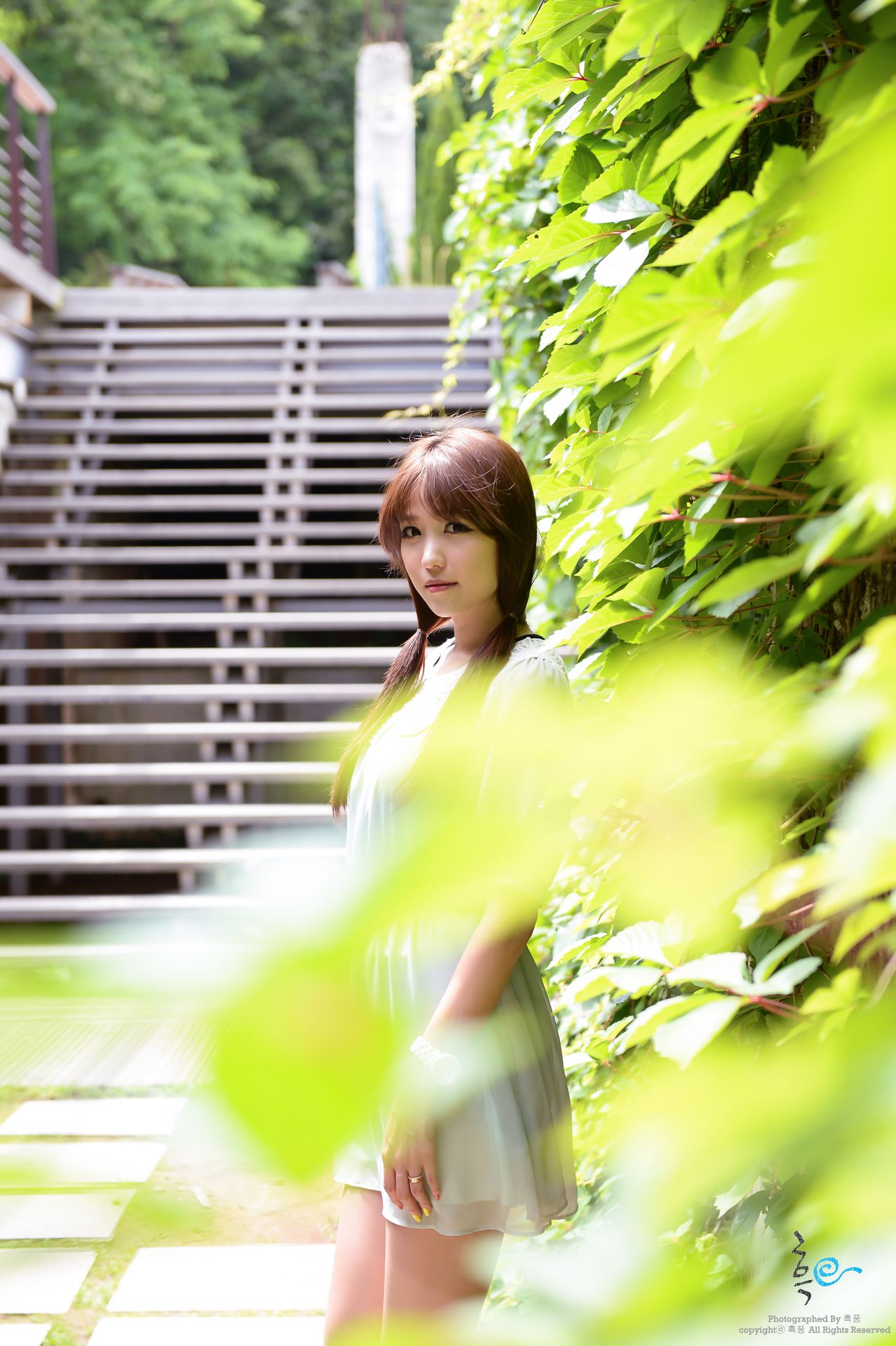 [网络美女] 李恩慧 小清新连衣裙系列高清手机美女壁纸66P