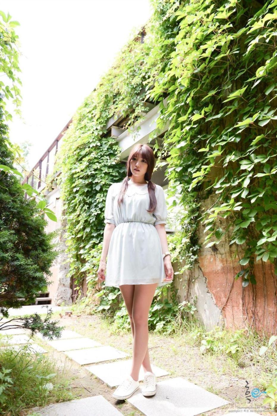 [网络美女] 李恩慧 小清新连衣裙系列高清手机美女壁纸73P