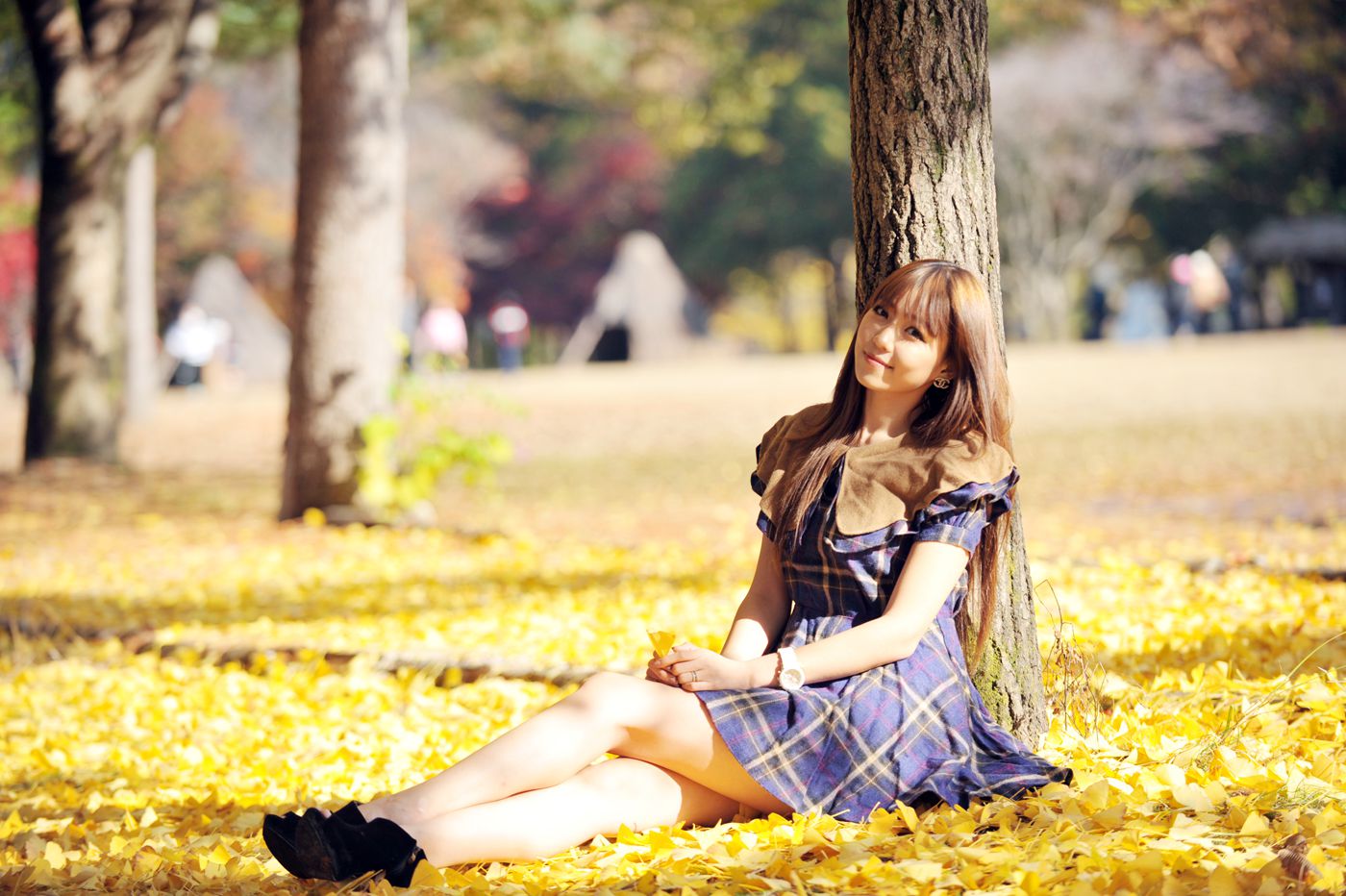 [网络美女] 李恩慧 小清新连衣裙系列高清手机美女壁纸76P