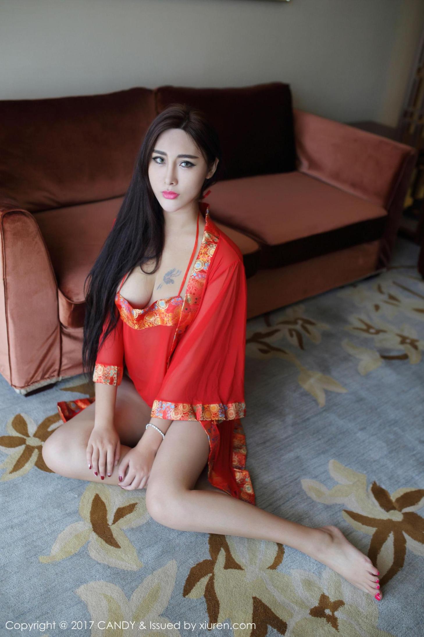 [魅妍社] 孟狐狸 冬日里绽放的桃花 高清手机美女壁纸