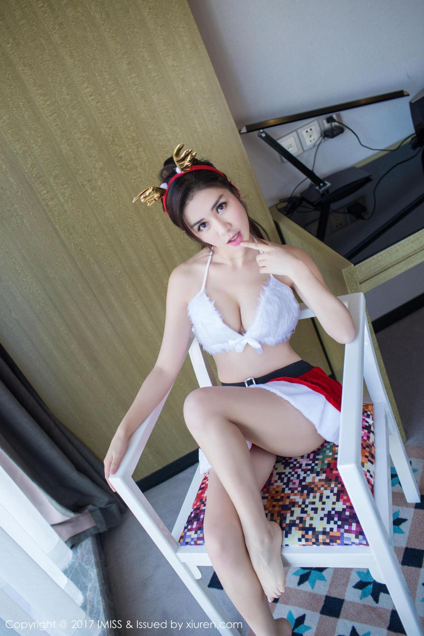 [爱蜜社] 李七喜 圣诞主题+丝袜系列 高清手机美女壁纸