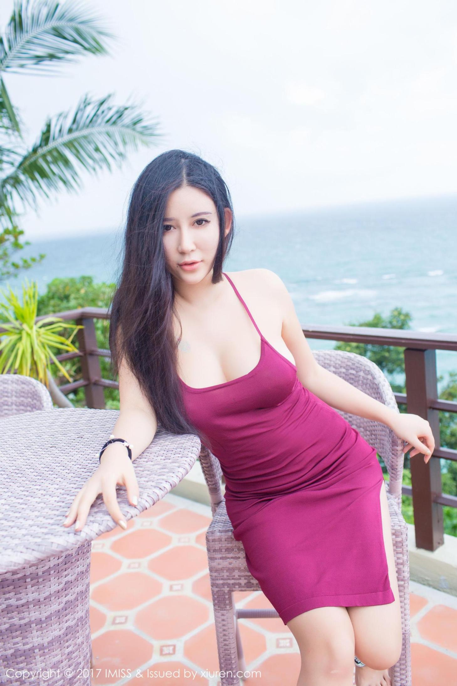 [魅妍社] 李雅 牛奶滴落、惹火激凸，性感魅力 高清手机美女壁纸