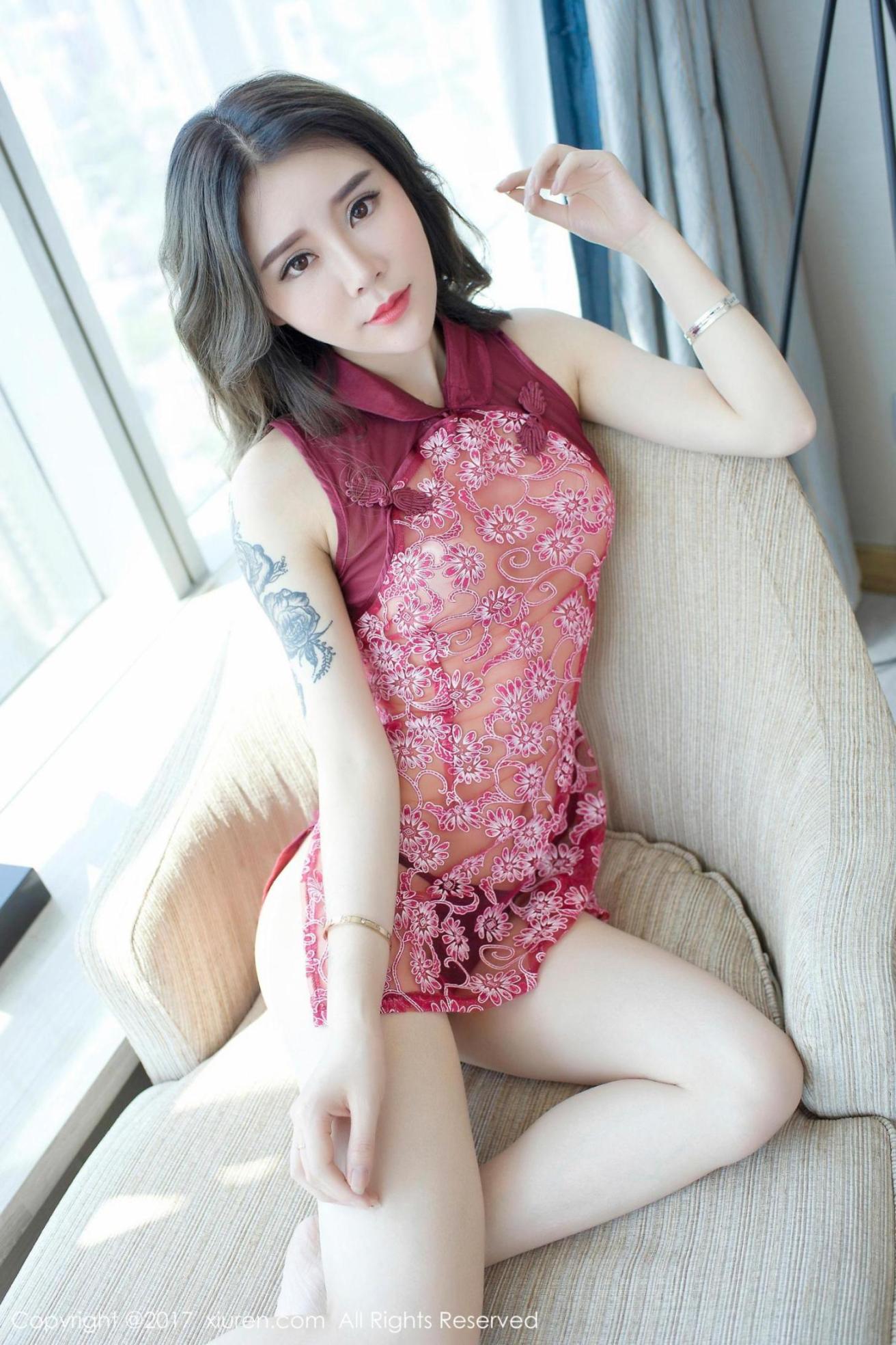 [蜜桃社] 爱丽莎 旗袍福利+浴室性感 高清手机美女壁纸