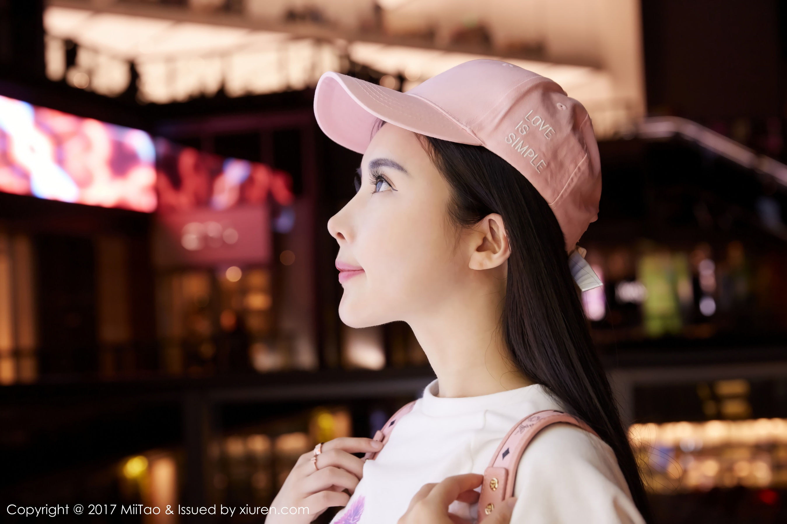 [蜜桃社] 陆萱萱 牛仔女神+街拍高清手机美女壁纸38P