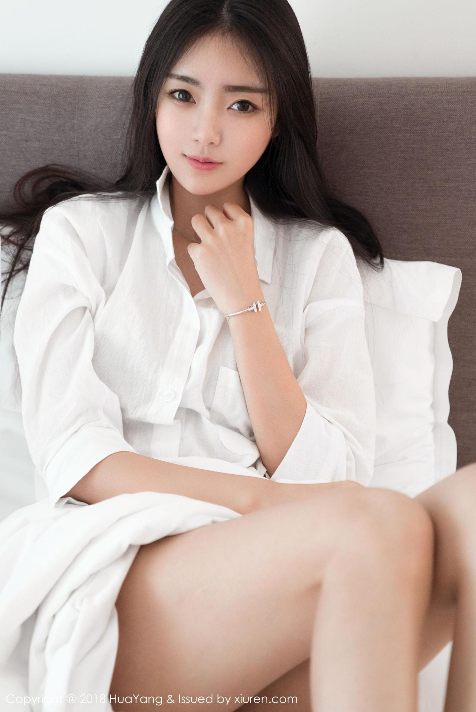 [推女神] 可乐Vicky 毛衣+白衬衫高清手机美女壁纸19P