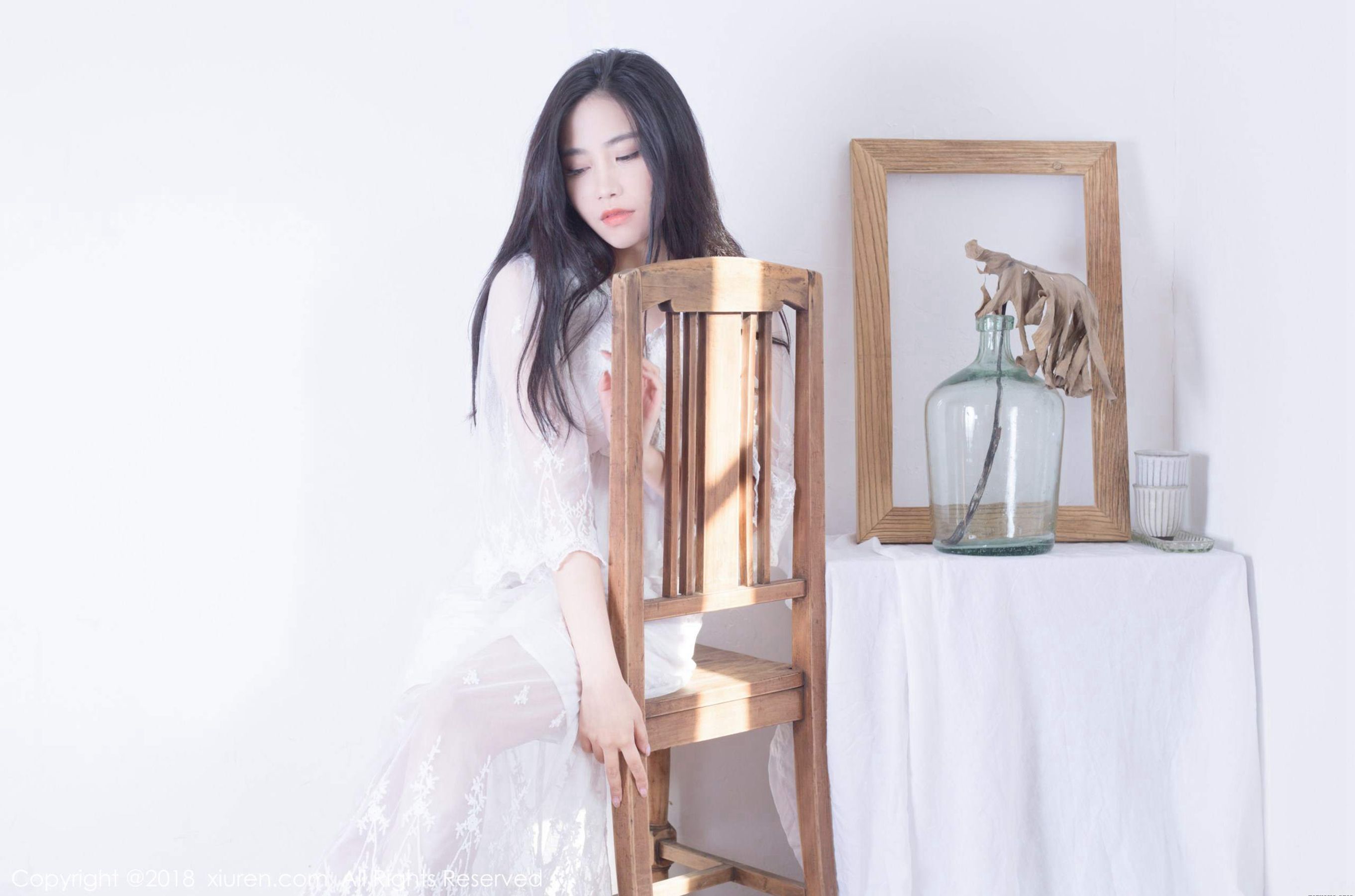 [波萝社] 许诺 早安女友系列高清手机美女壁纸5P