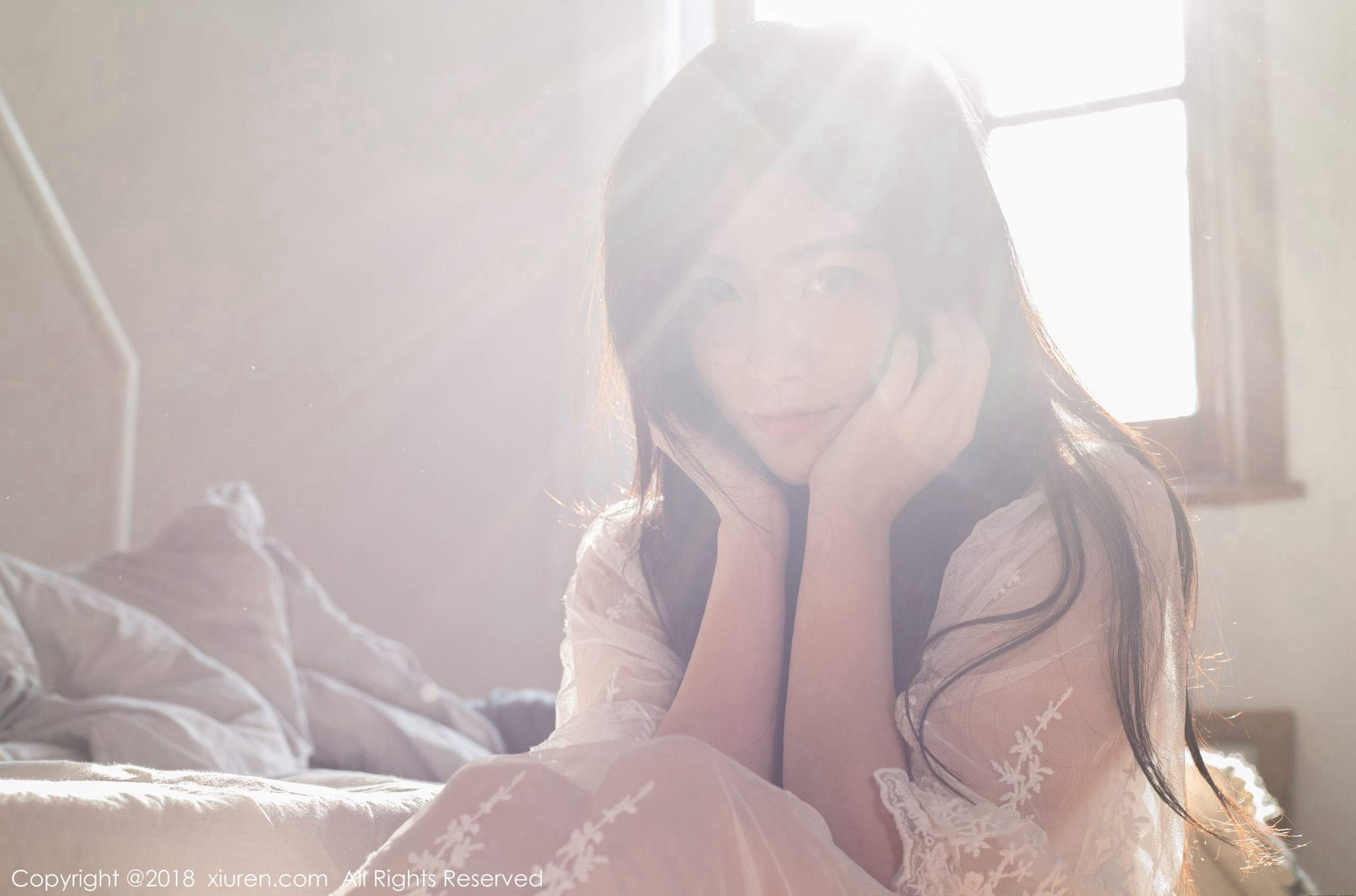 [波萝社] 许诺 早安女友系列高清手机美女壁纸12P