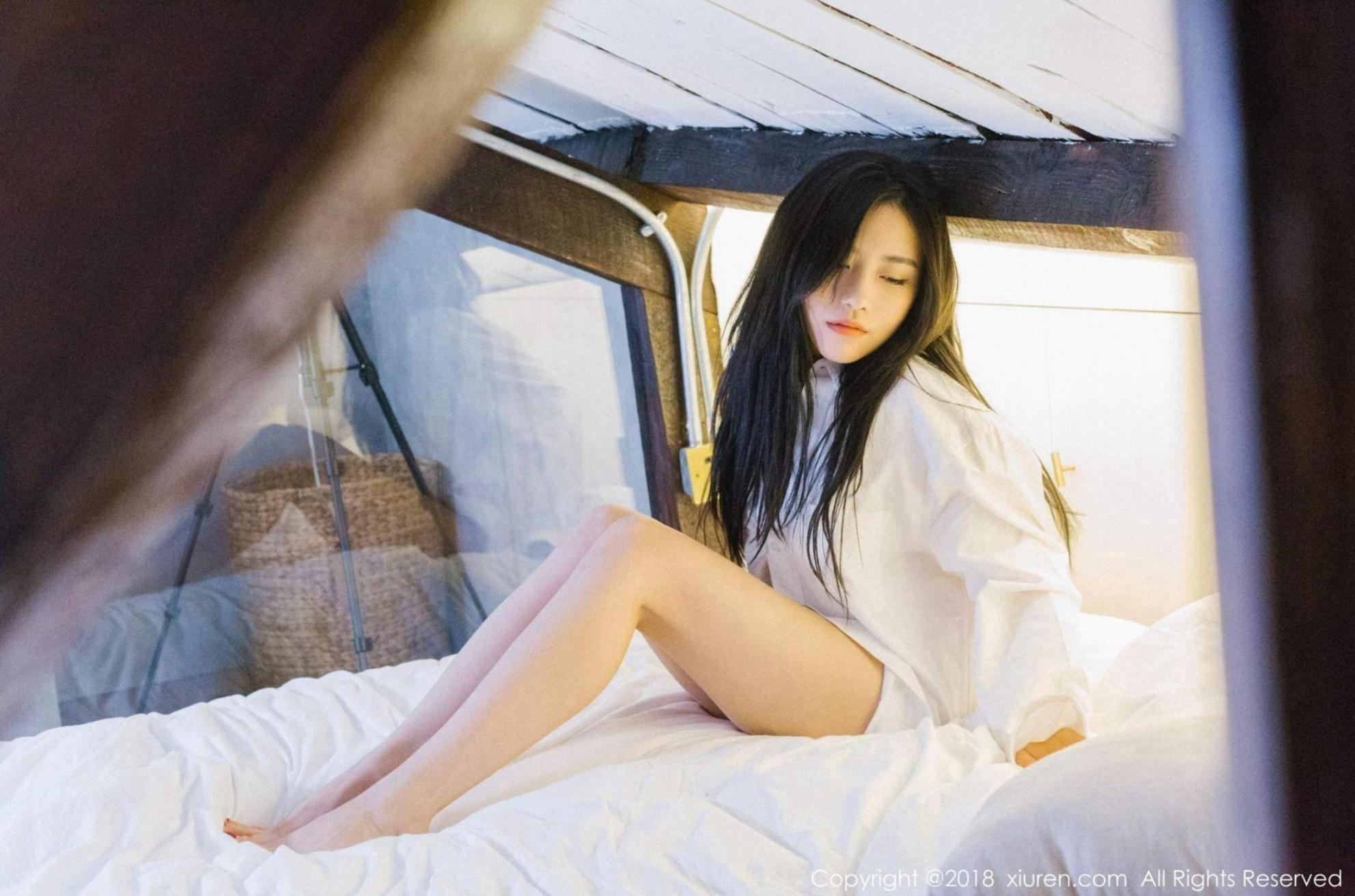 [波萝社] 许诺 早安女友系列高清手机美女壁纸40P