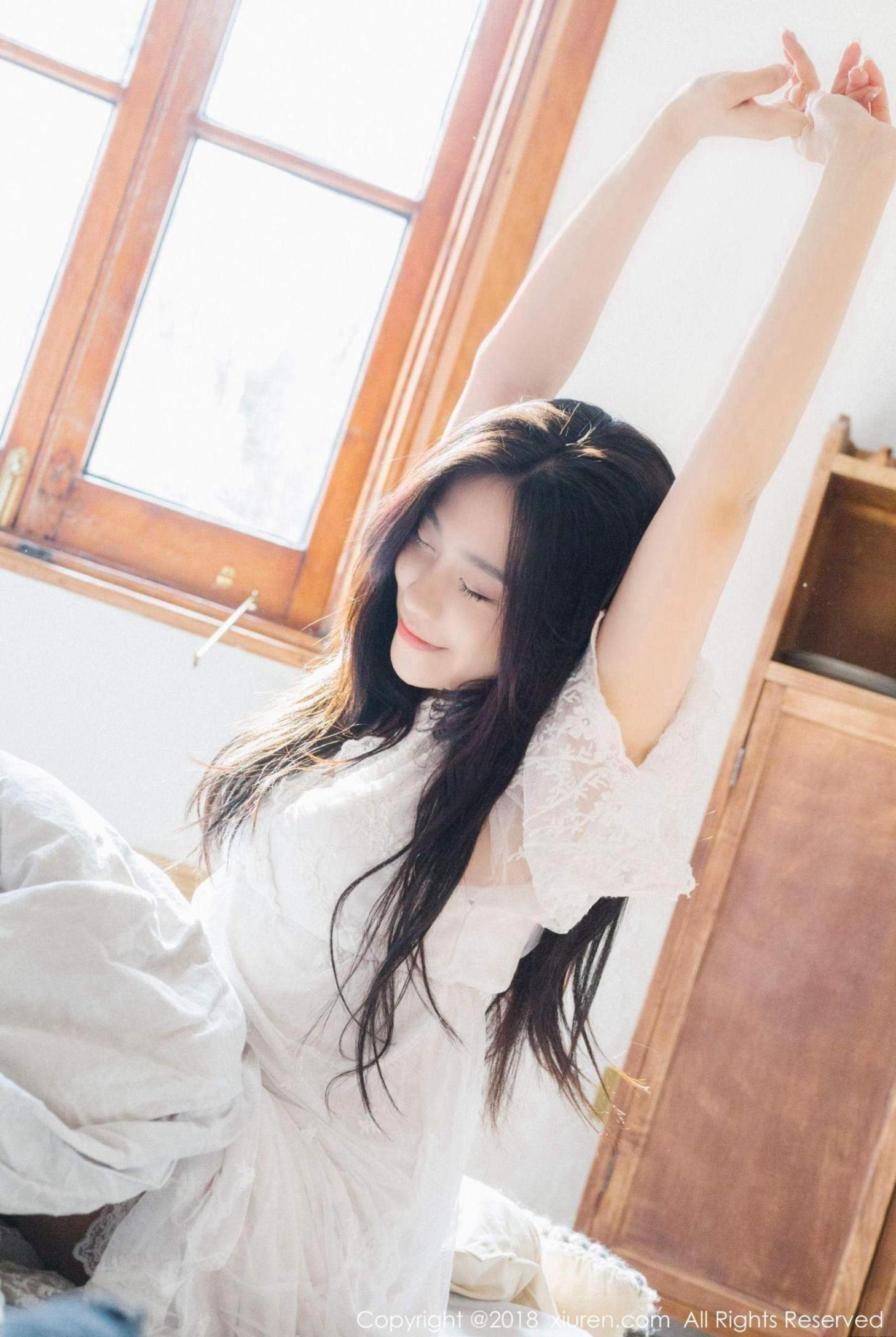 [波萝社] 许诺 早安女友系列高清手机美女壁纸17P