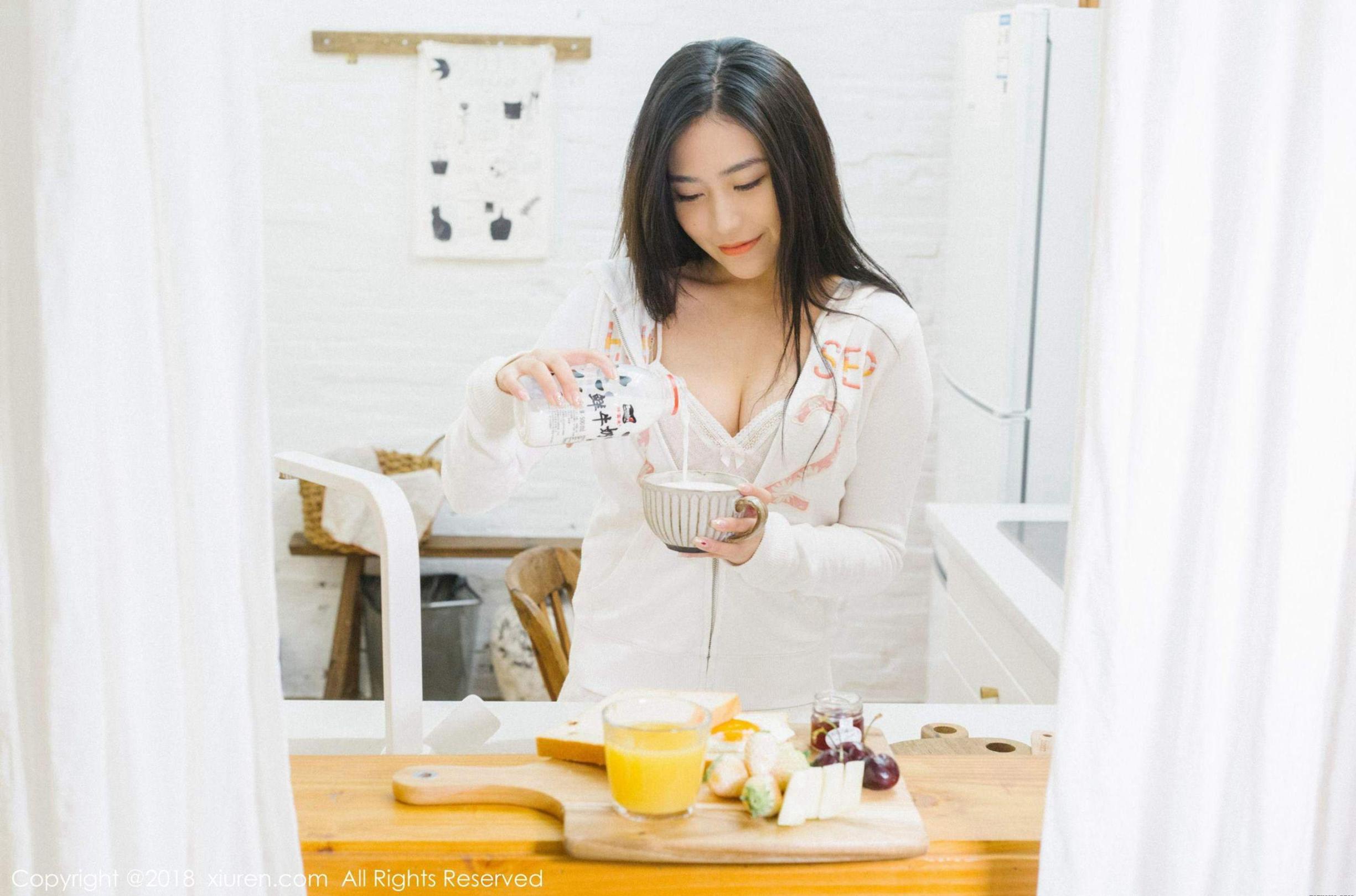 [波萝社] 许诺 早安女友系列高清手机美女壁纸50P