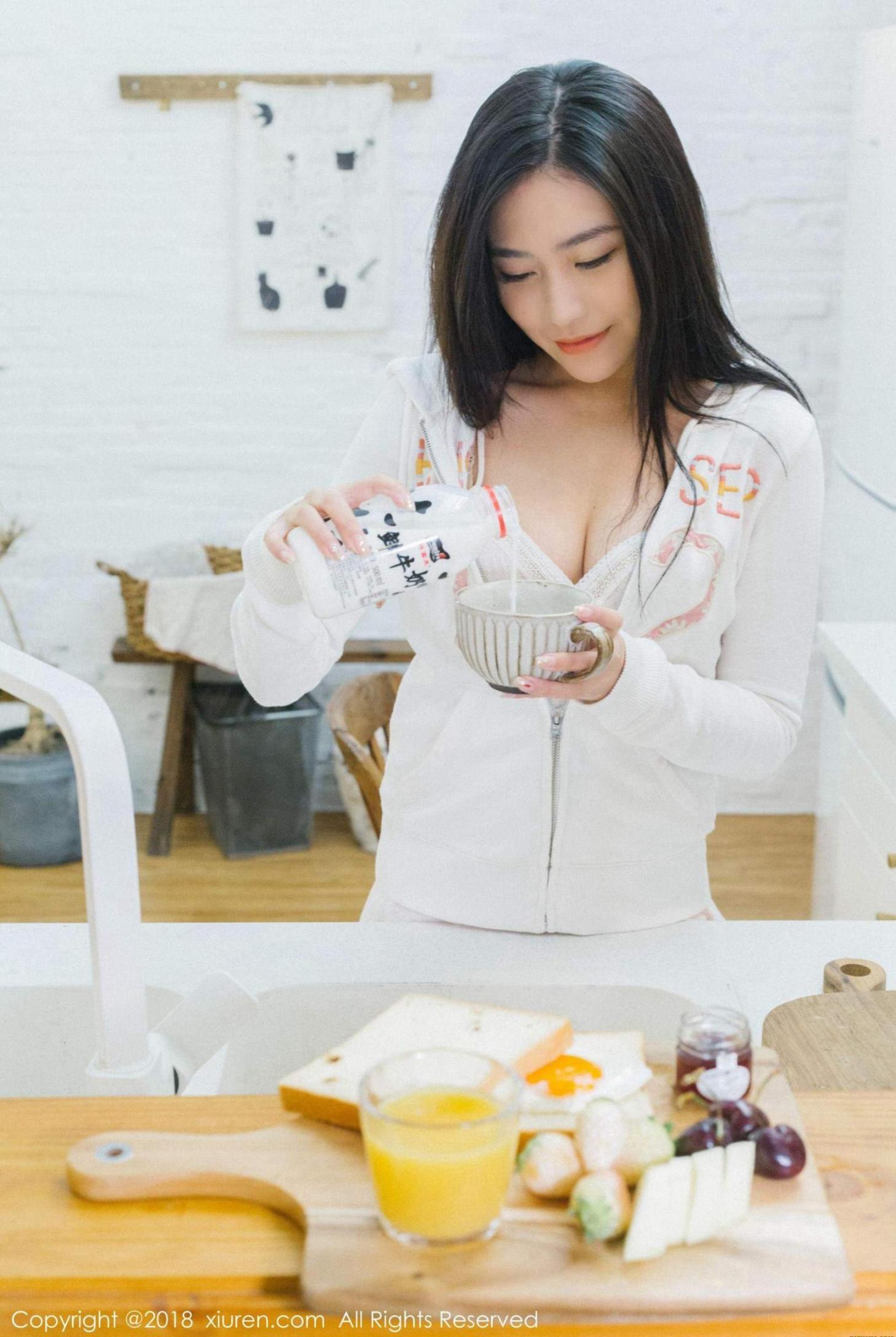 [波萝社] 许诺 早安女友系列高清手机美女壁纸49P