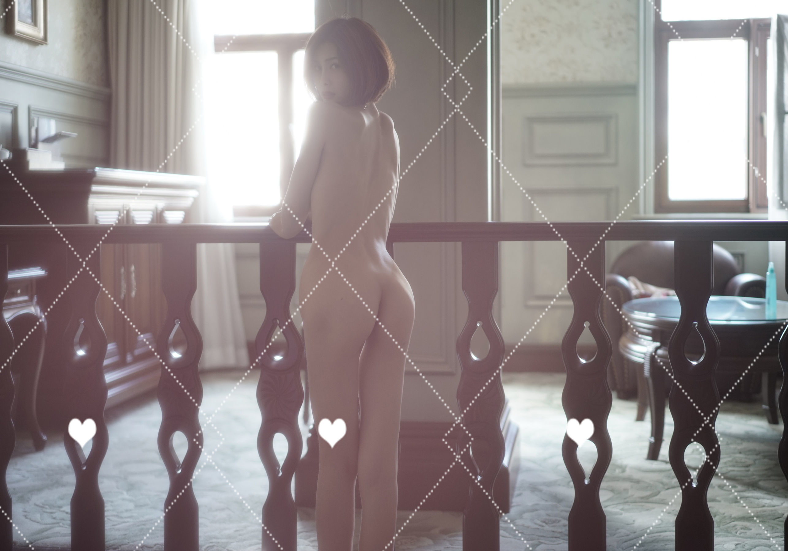 [网络美女] 闫盼盼 紫色全屏 高清手机美女壁纸