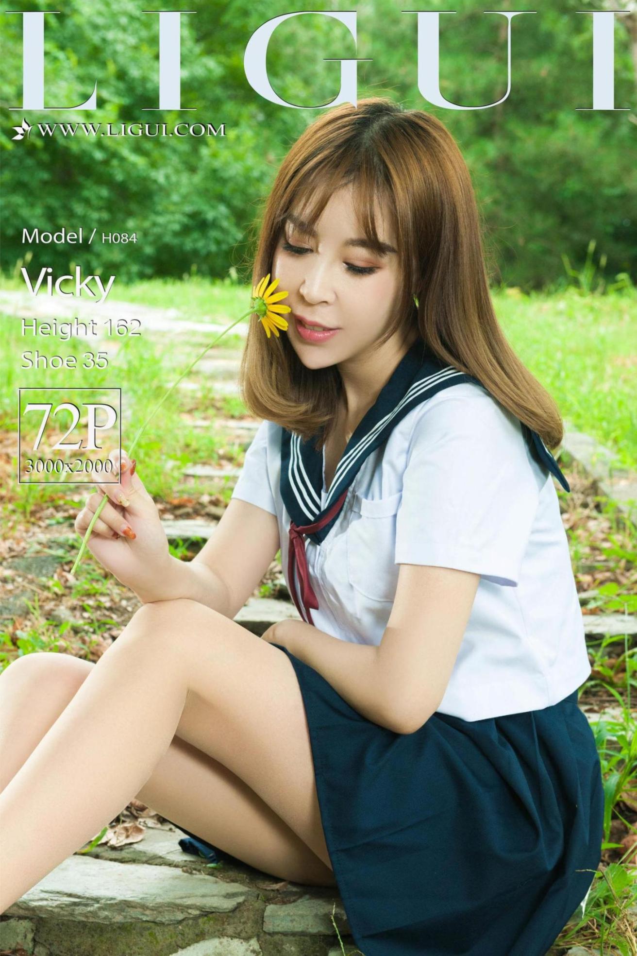 [丽柜] Vicky 校花玉足 高清手机美女壁纸