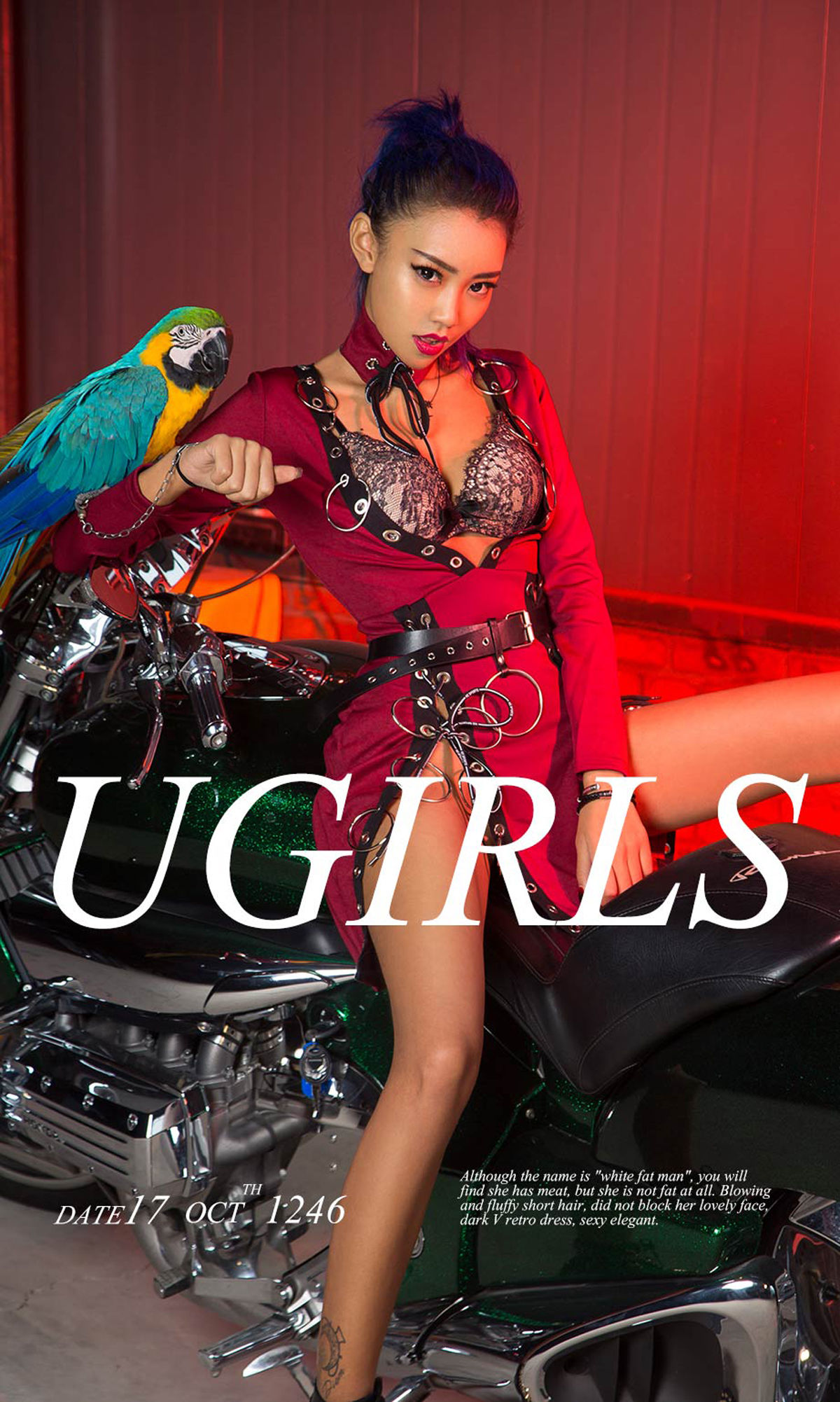 [尤果圈爱尤物] 小黑 酷Girl！小黑 Hello 高清手机美女壁纸