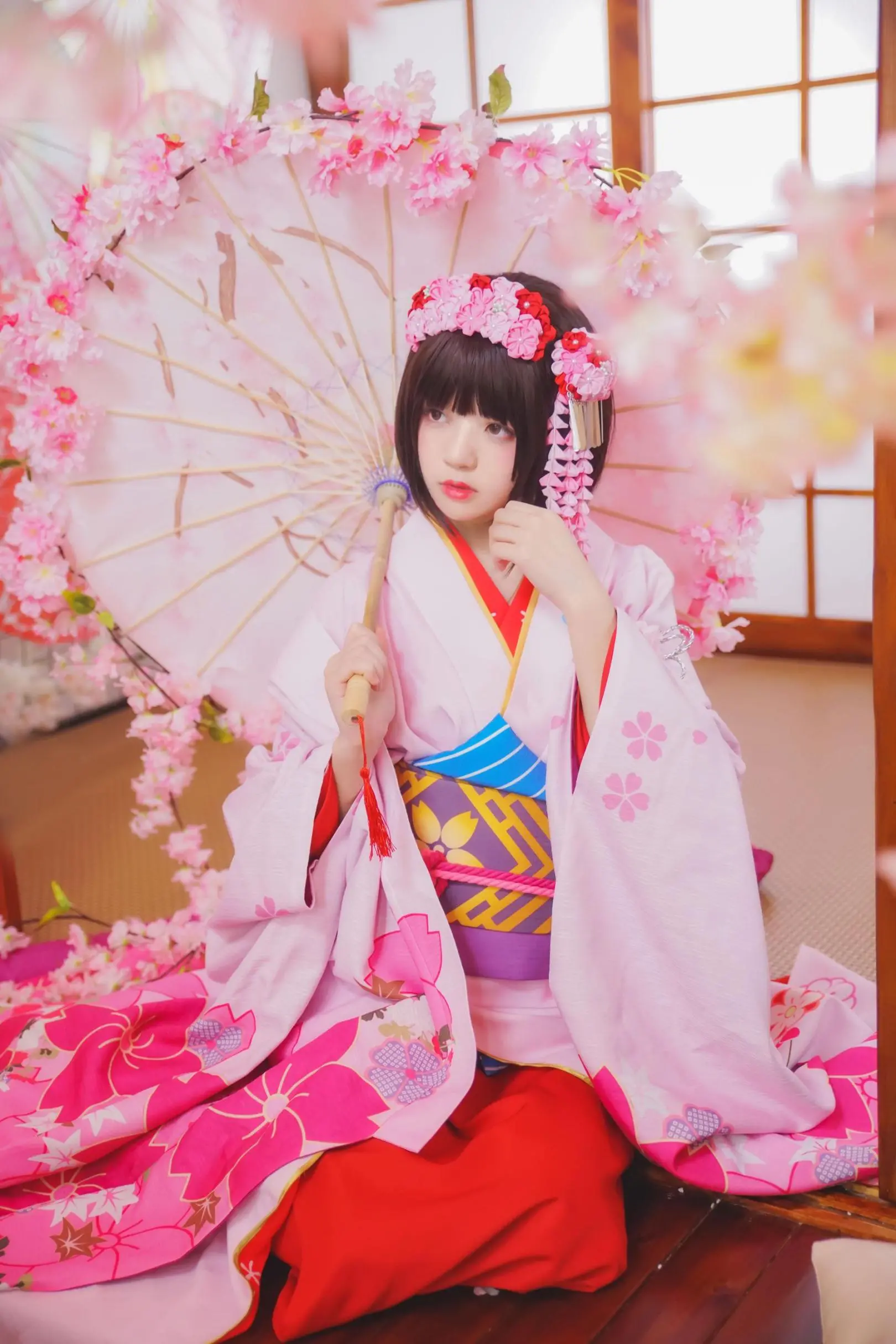 桜桃喵 (加藤惠)和服