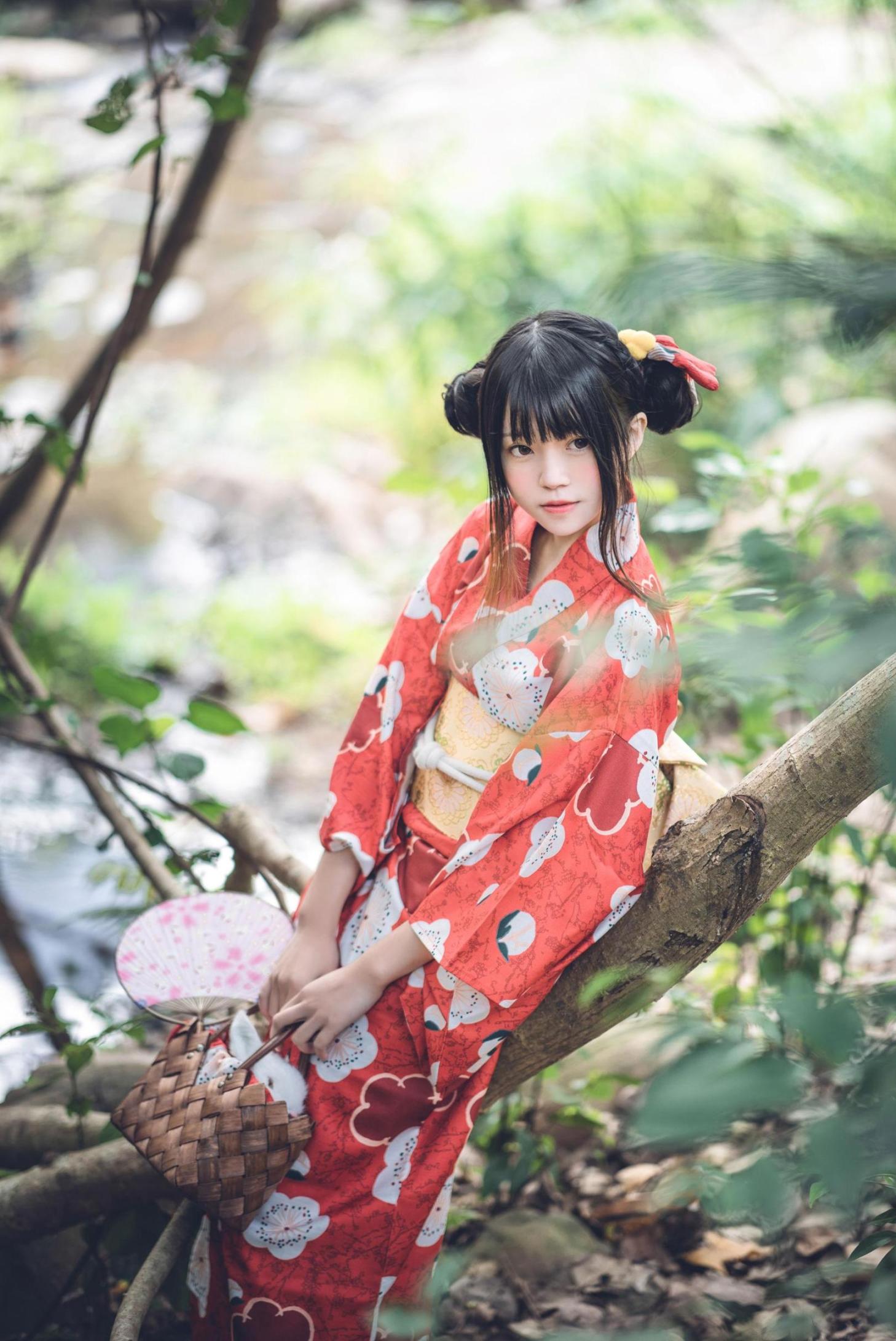 [网络美女] 桜桃喵 夏日祭高清手机美女壁纸16P