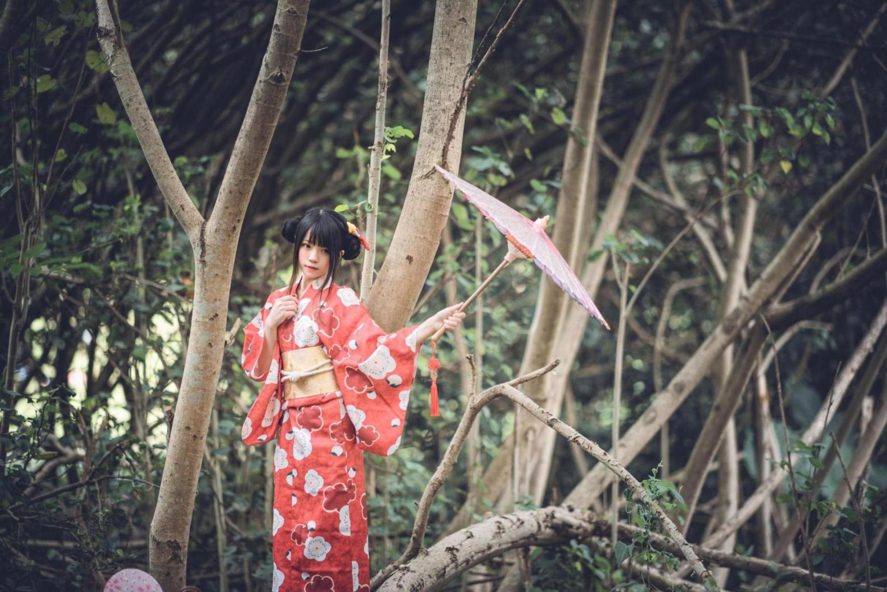 [网络美女] 桜桃喵 夏日祭高清手机美女壁纸26P