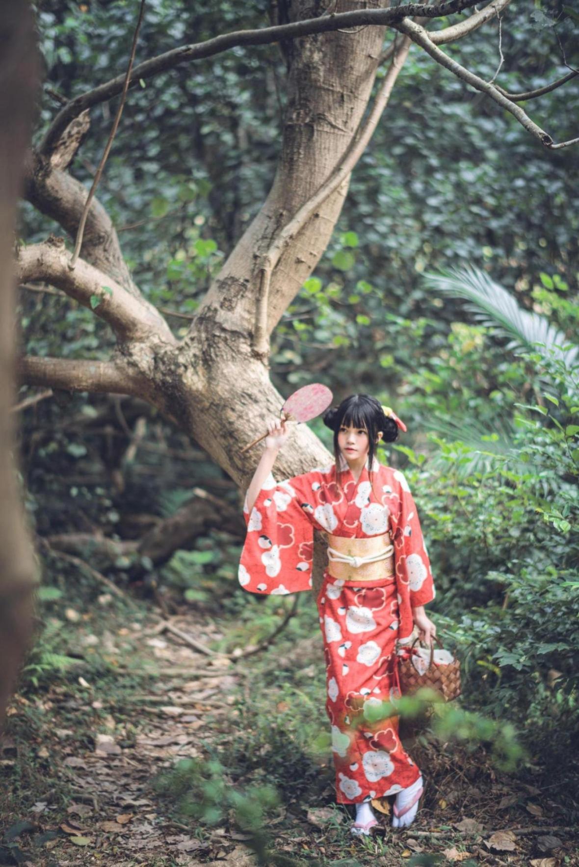 [网络美女] 桜桃喵 夏日祭高清手机美女壁纸5P