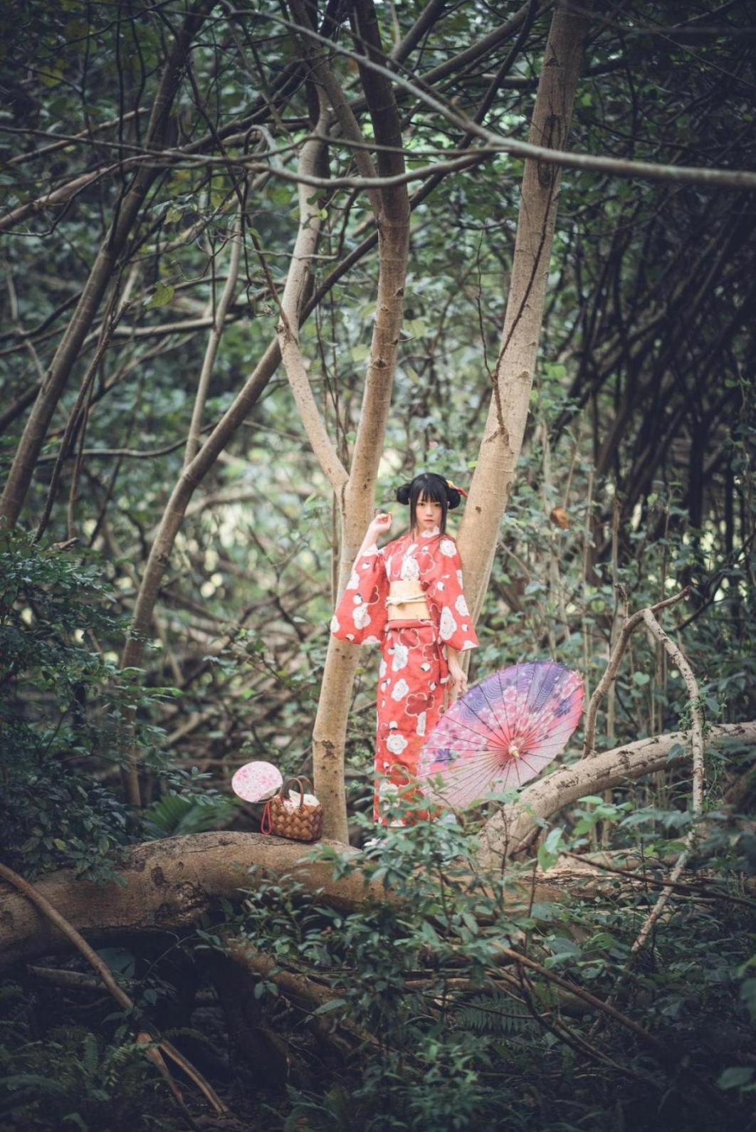 [网络美女] 桜桃喵 夏日祭高清手机美女壁纸25P