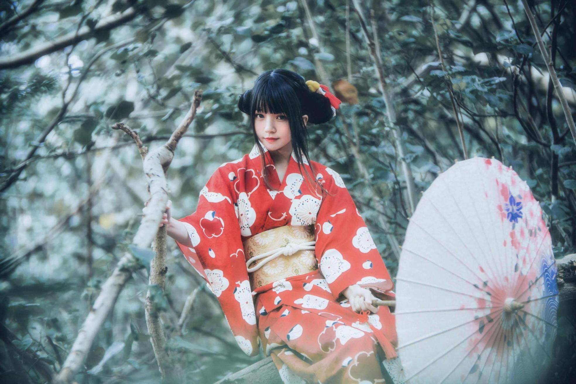 [网络美女] 桜桃喵 夏日祭高清手机美女壁纸56P