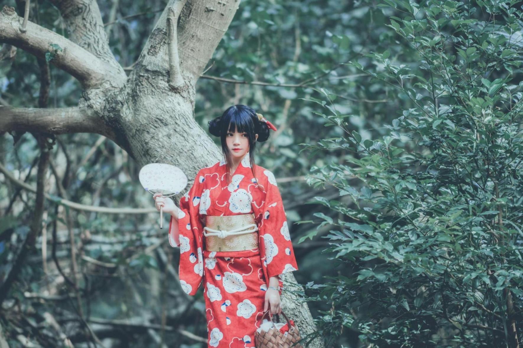 [网络美女] 桜桃喵 夏日祭高清手机美女壁纸47P