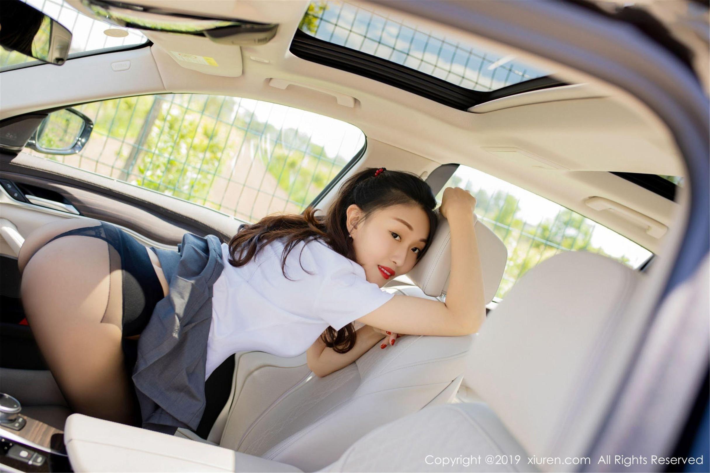 [美媛馆] 郭小麟 居家魅力穿搭推荐 高清手机美女壁纸