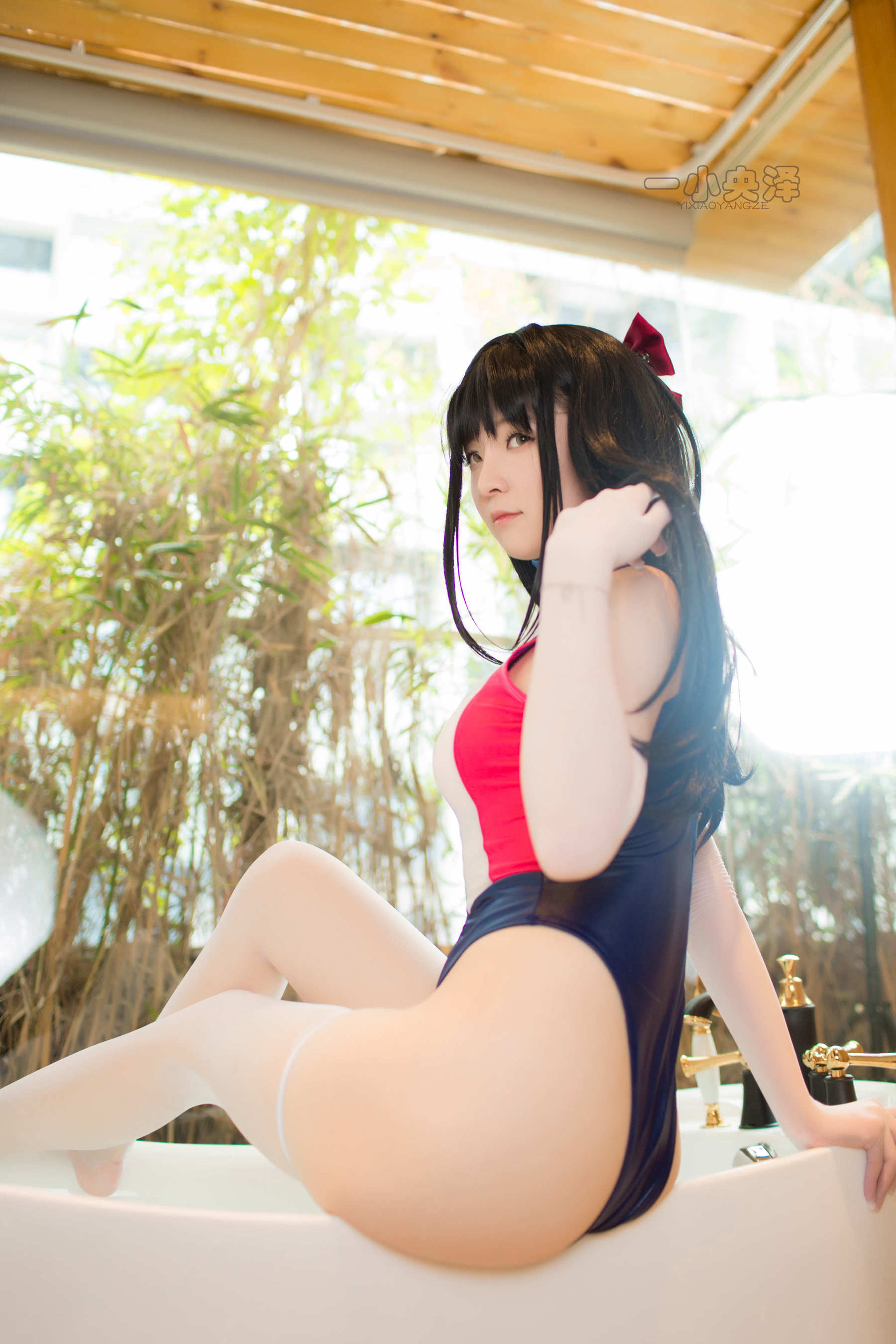 [网络美女] 一小央泽 猫女泳衣 高清手机美女壁纸