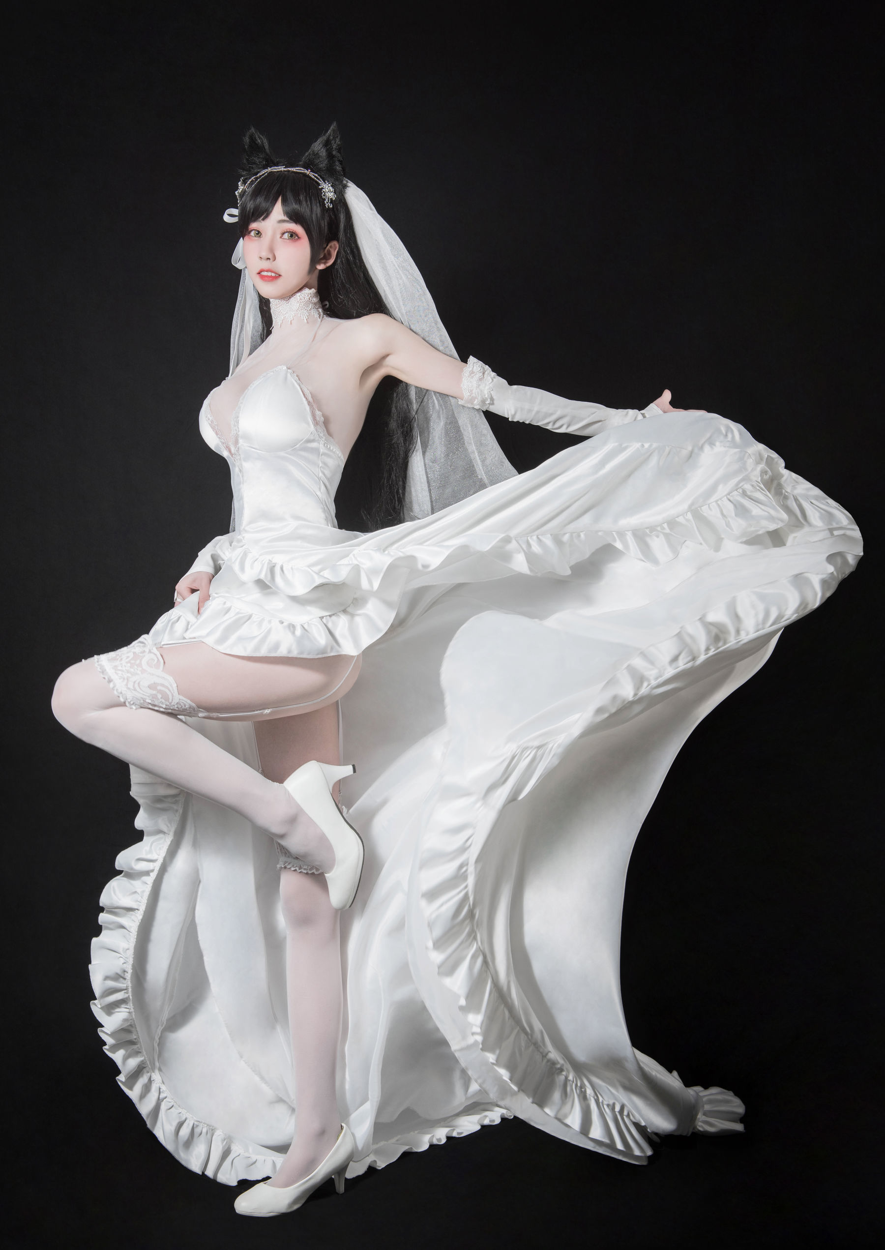 [网络美女] 你的负卿 爱宕花嫁 高清手机美女壁纸