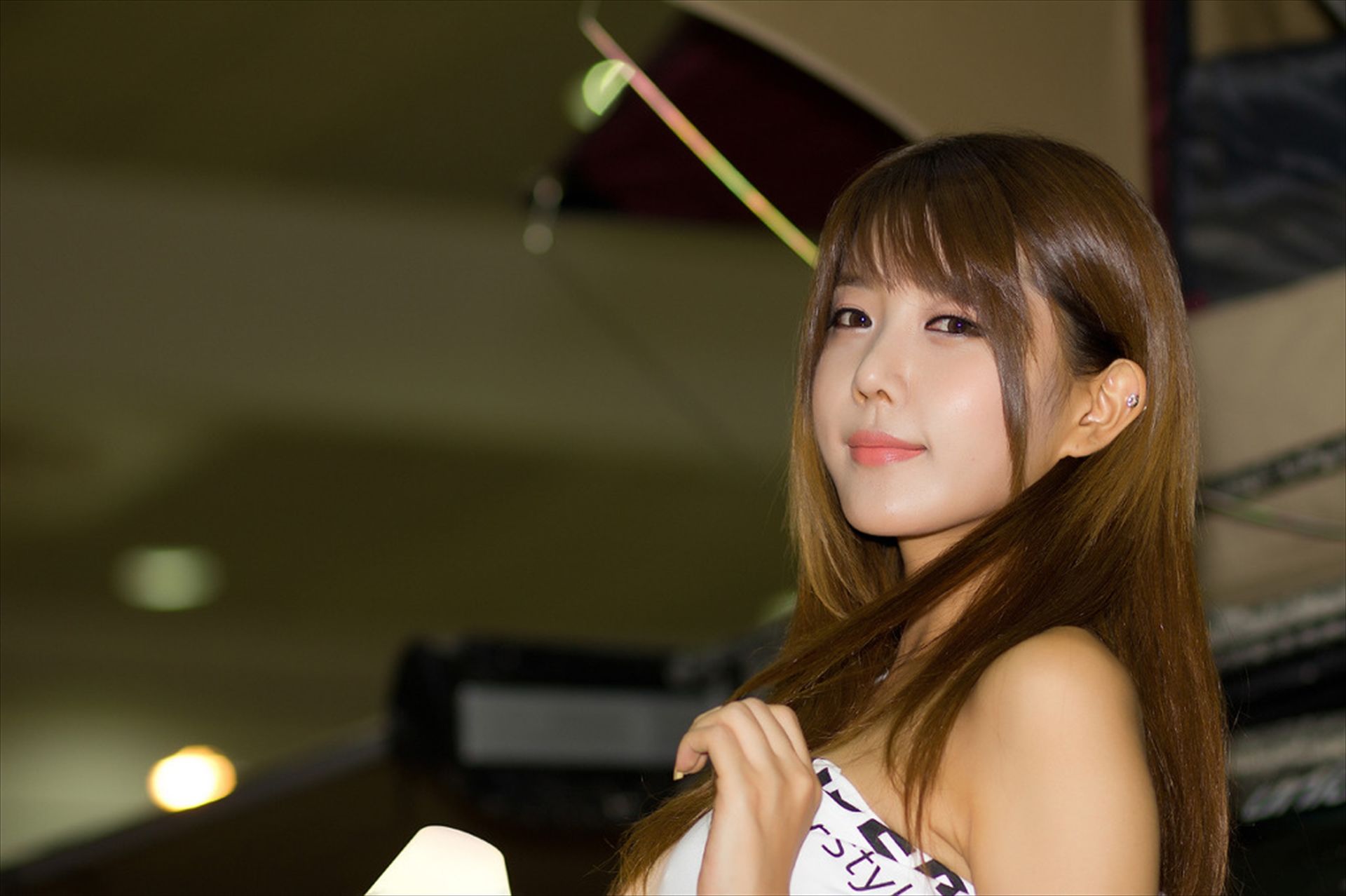 [网络美女] 许允美 居家舒适休闲穿搭分享高清手机美女壁纸11P