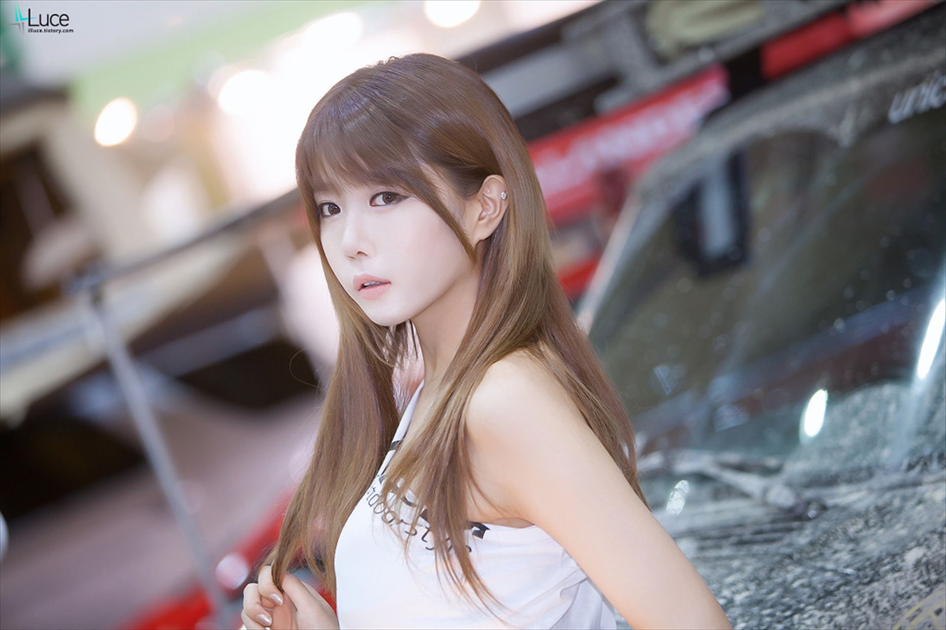 [网络美女] 许允美 居家舒适休闲穿搭分享高清手机美女壁纸58P