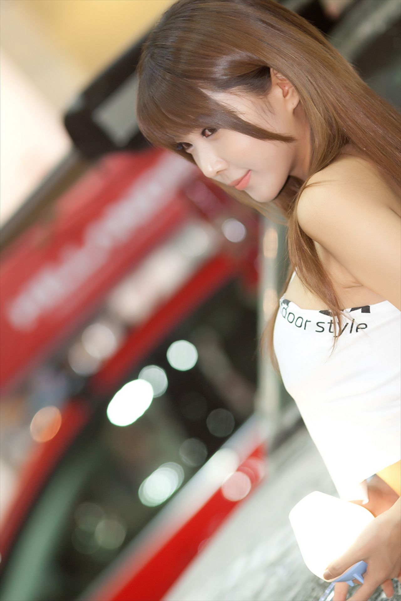 [网络美女] 许允美 居家舒适休闲穿搭分享高清手机美女壁纸84P