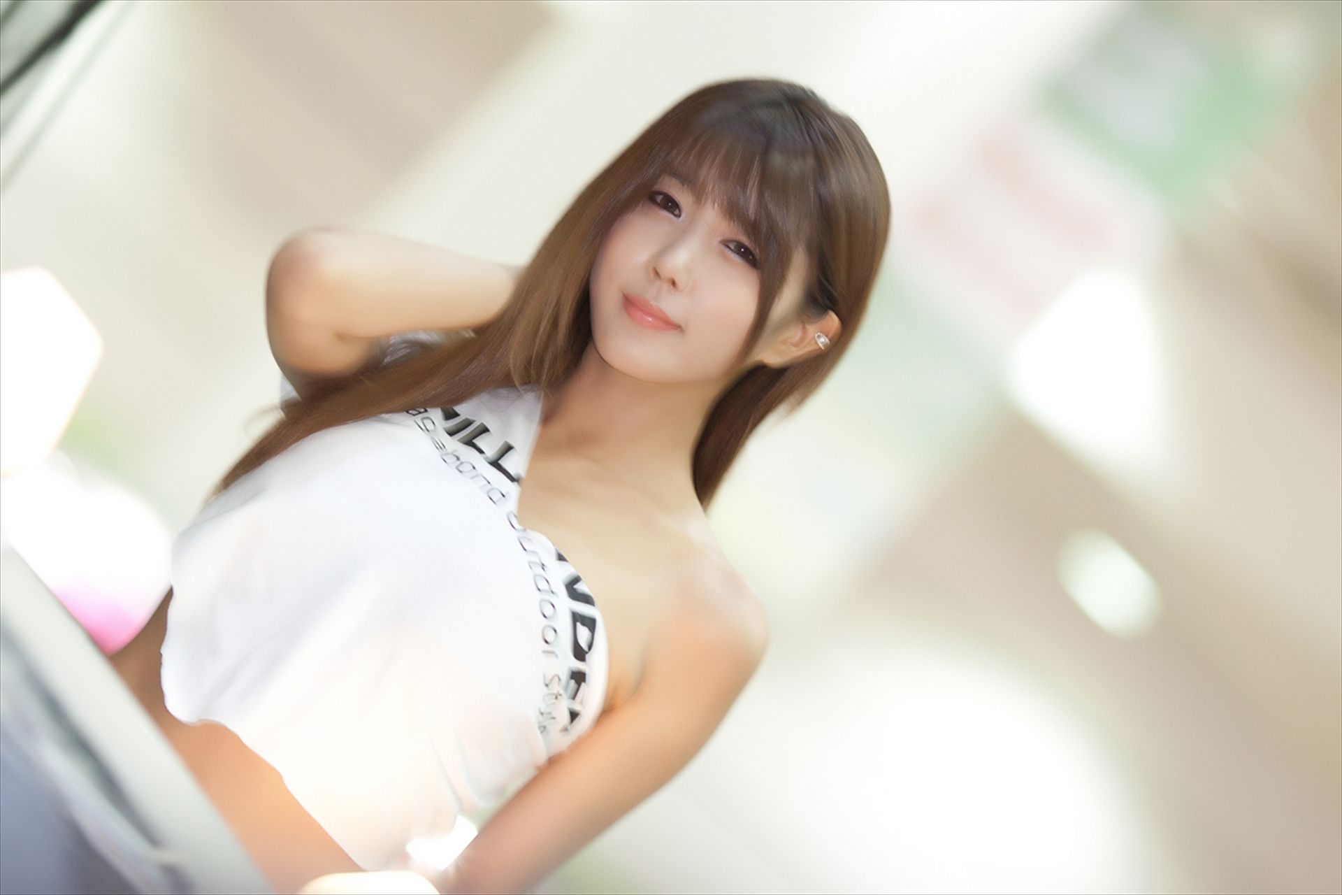 [网络美女] 许允美 居家舒适休闲穿搭分享高清手机美女壁纸91P