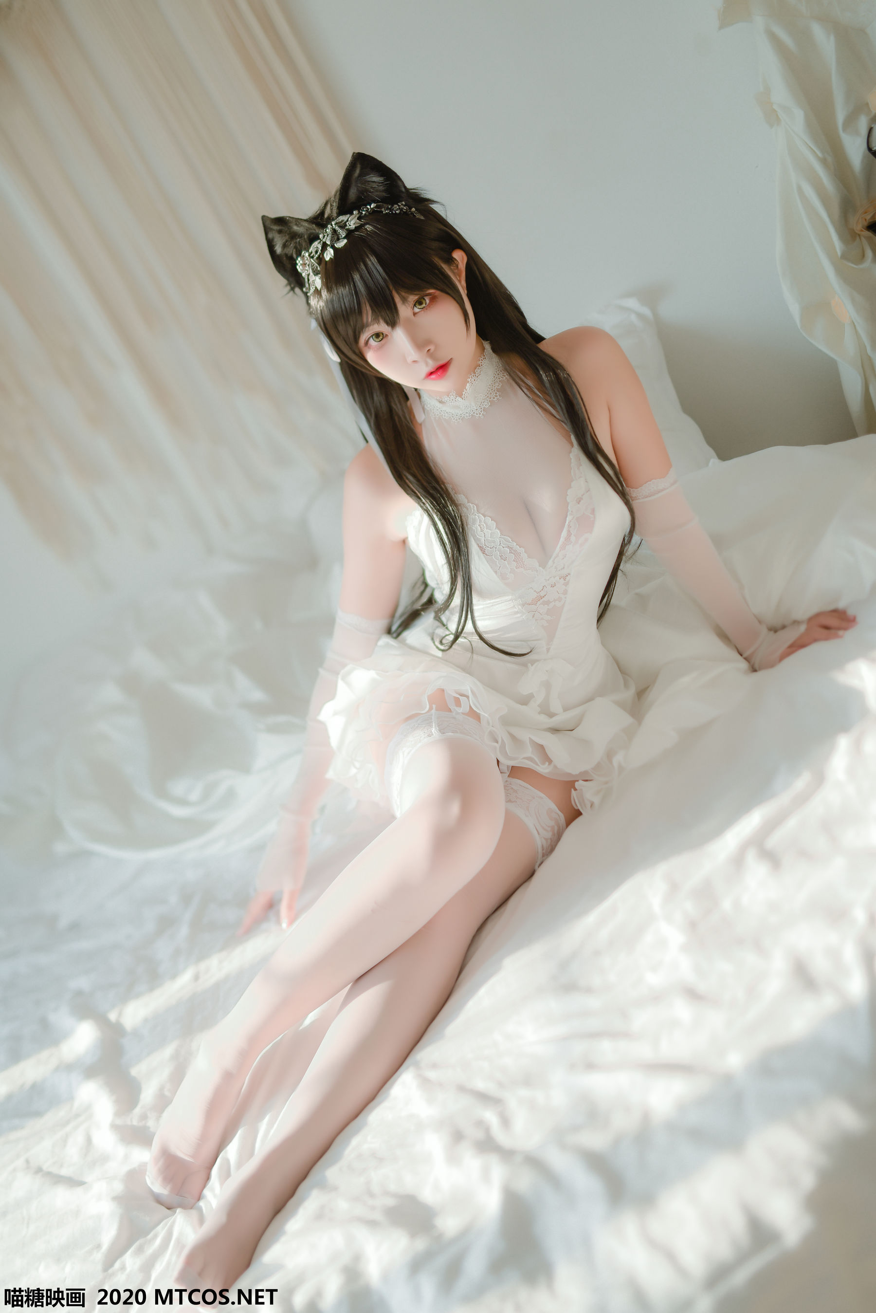 [网络美女] 网络美女 婚纱爱宕高清手机美女壁纸17P