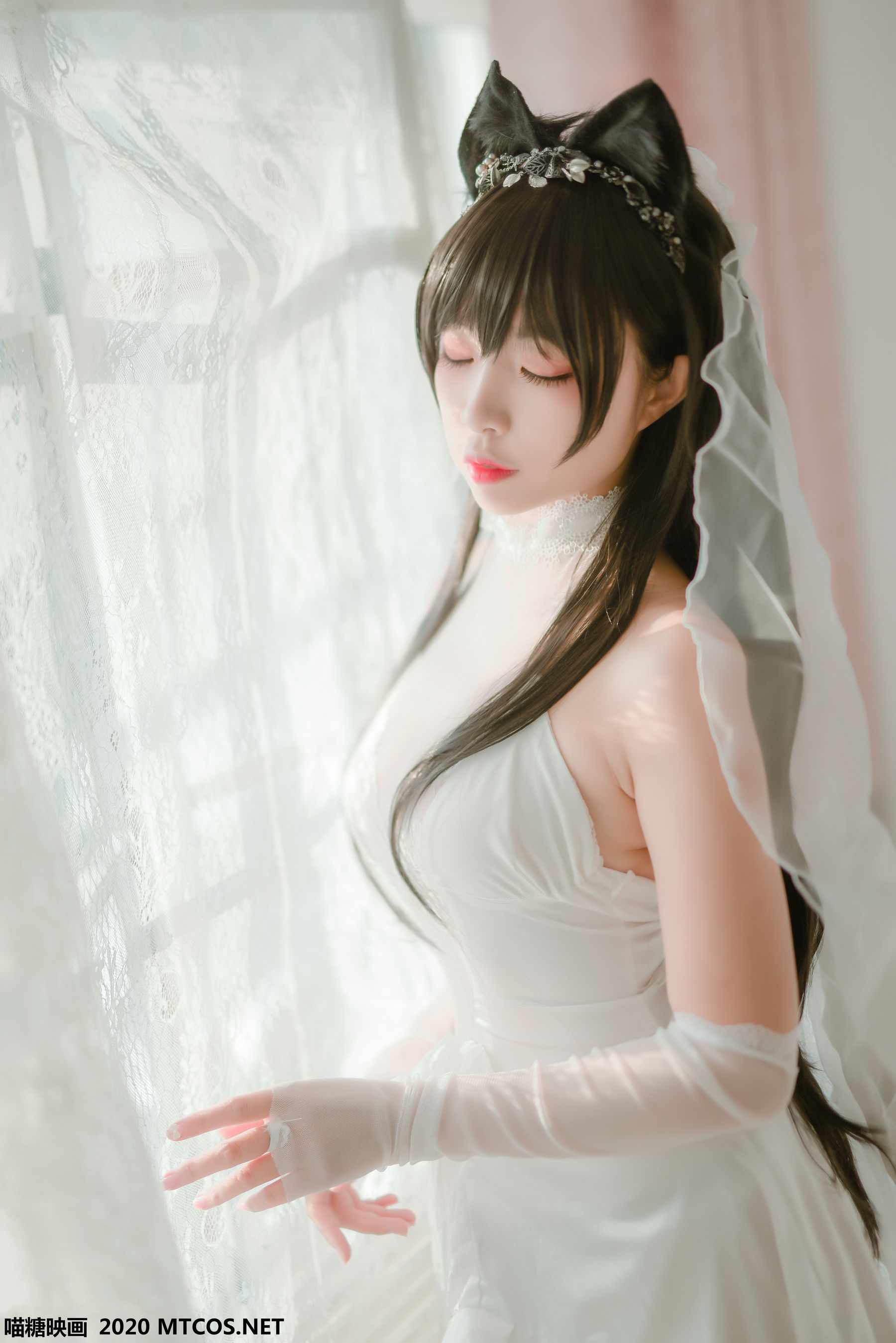 [网络美女] 网络美女 婚纱爱宕高清手机美女壁纸27P