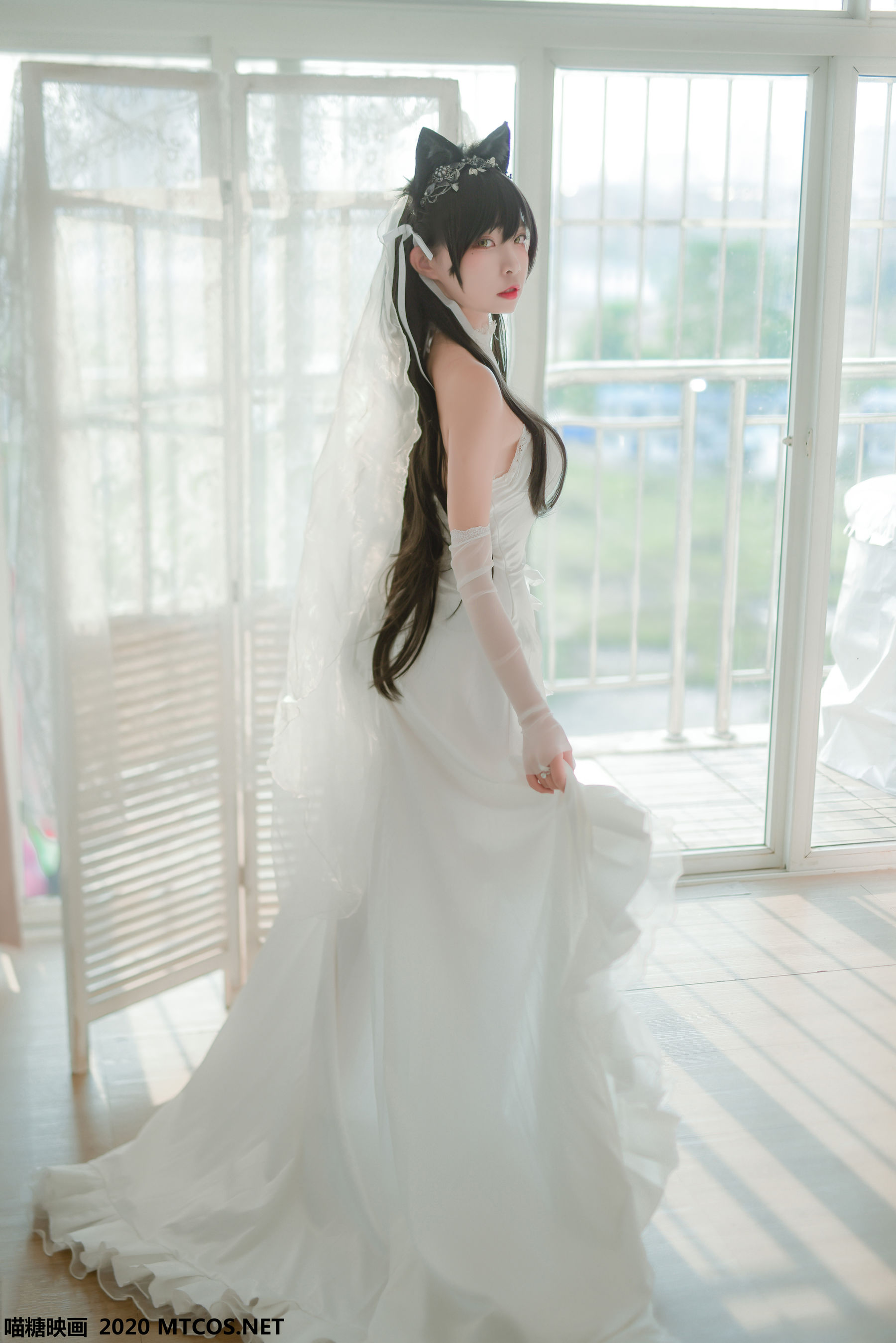 [网络美女] 网络美女 婚纱爱宕高清手机美女壁纸24P