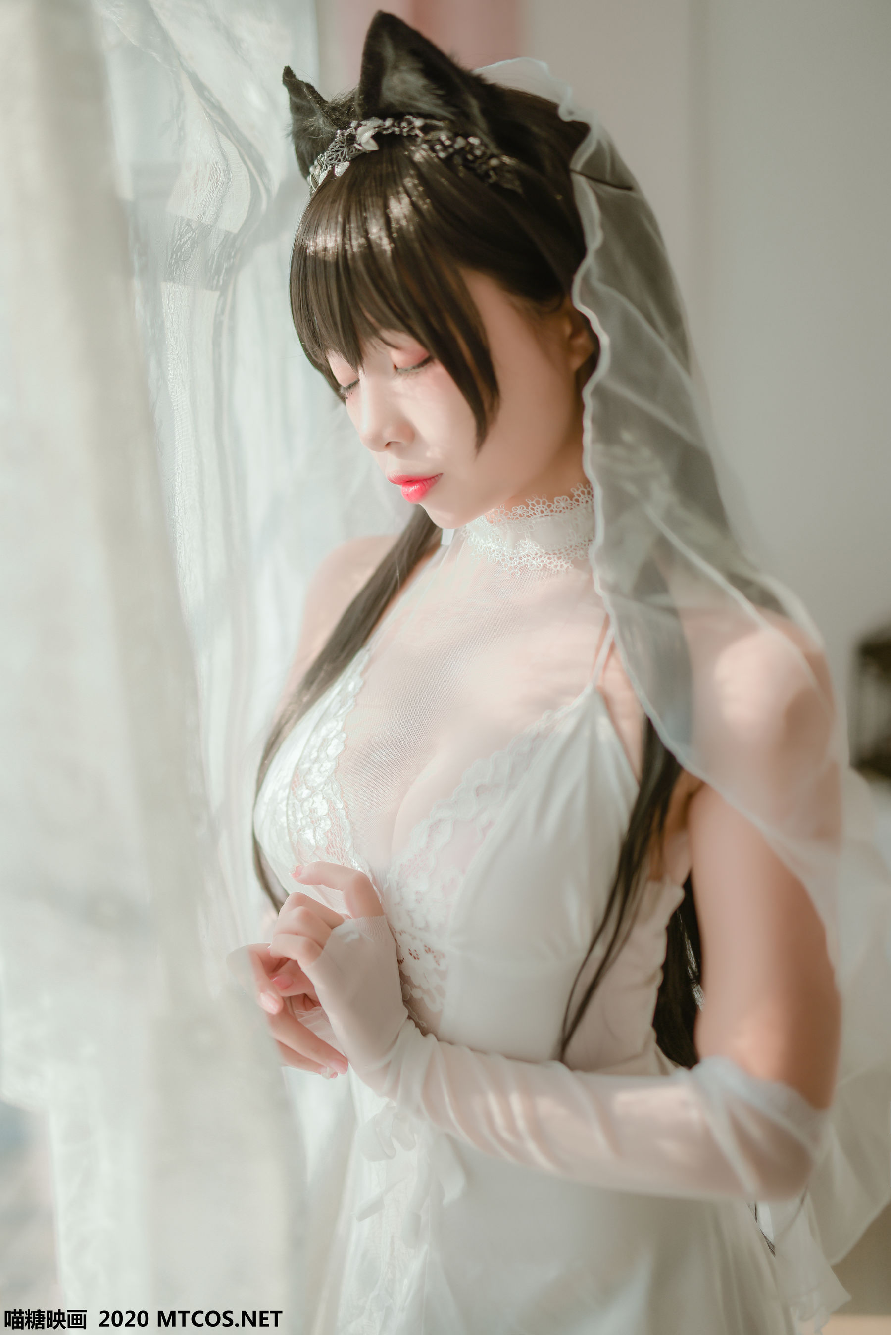 [网络美女] 网络美女 婚纱爱宕高清手机美女壁纸31P