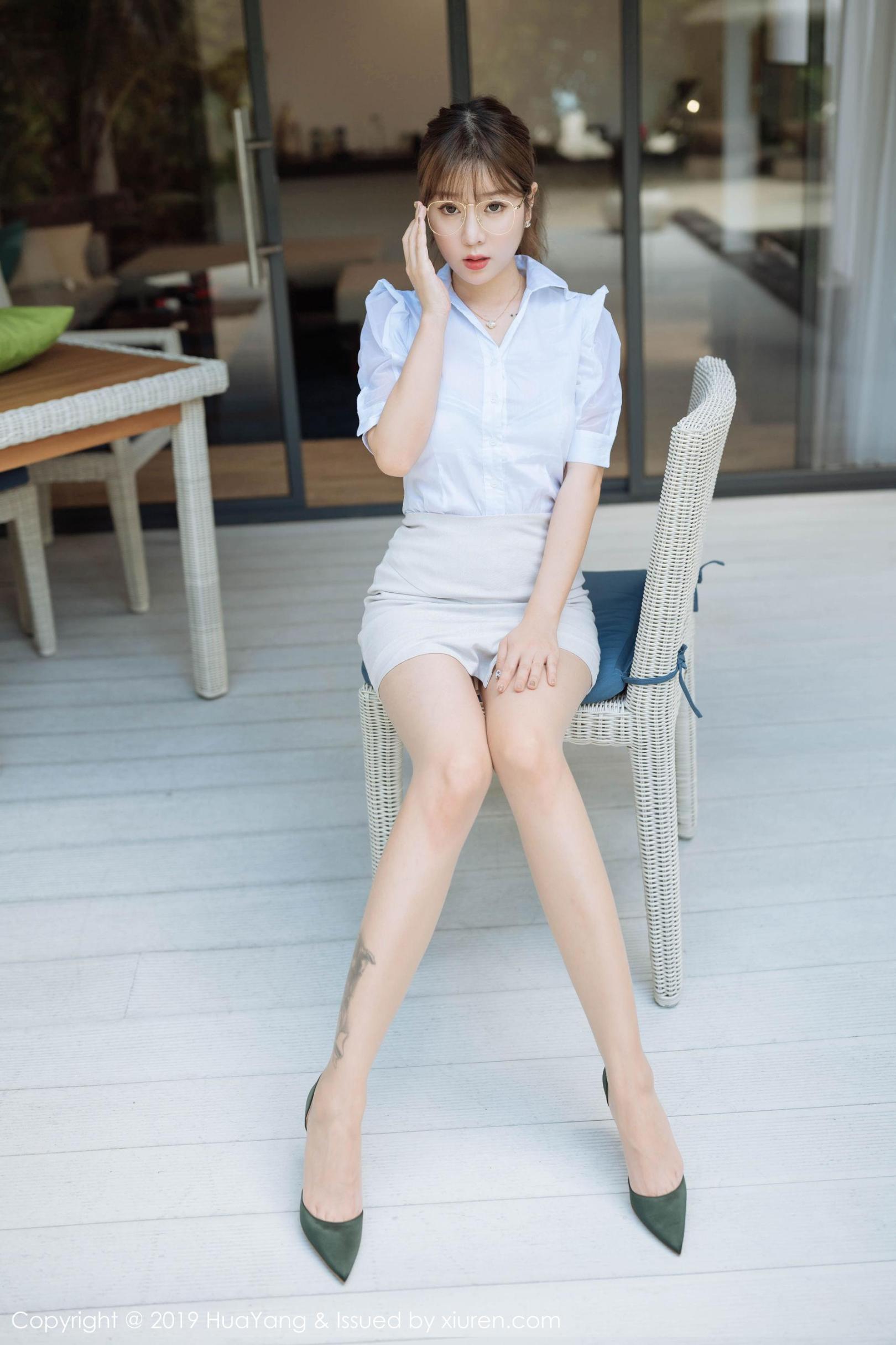 [波萝社] 王雨纯 教师角色主题的私房魅力 高清手机美女壁纸