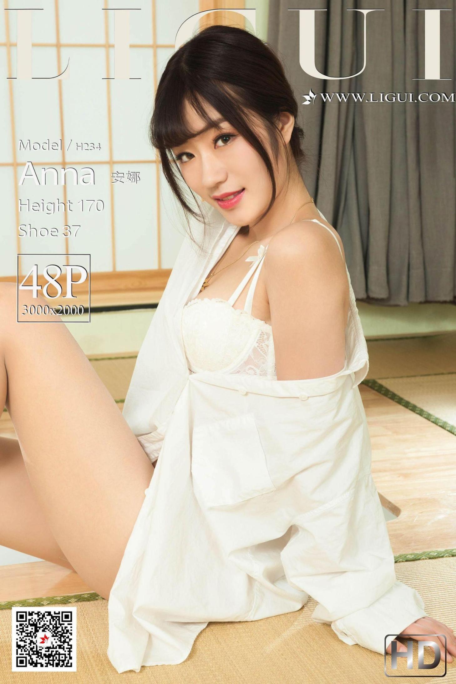 [推女神] 安娜 浴室白衬衫丝足 高清手机美女壁纸